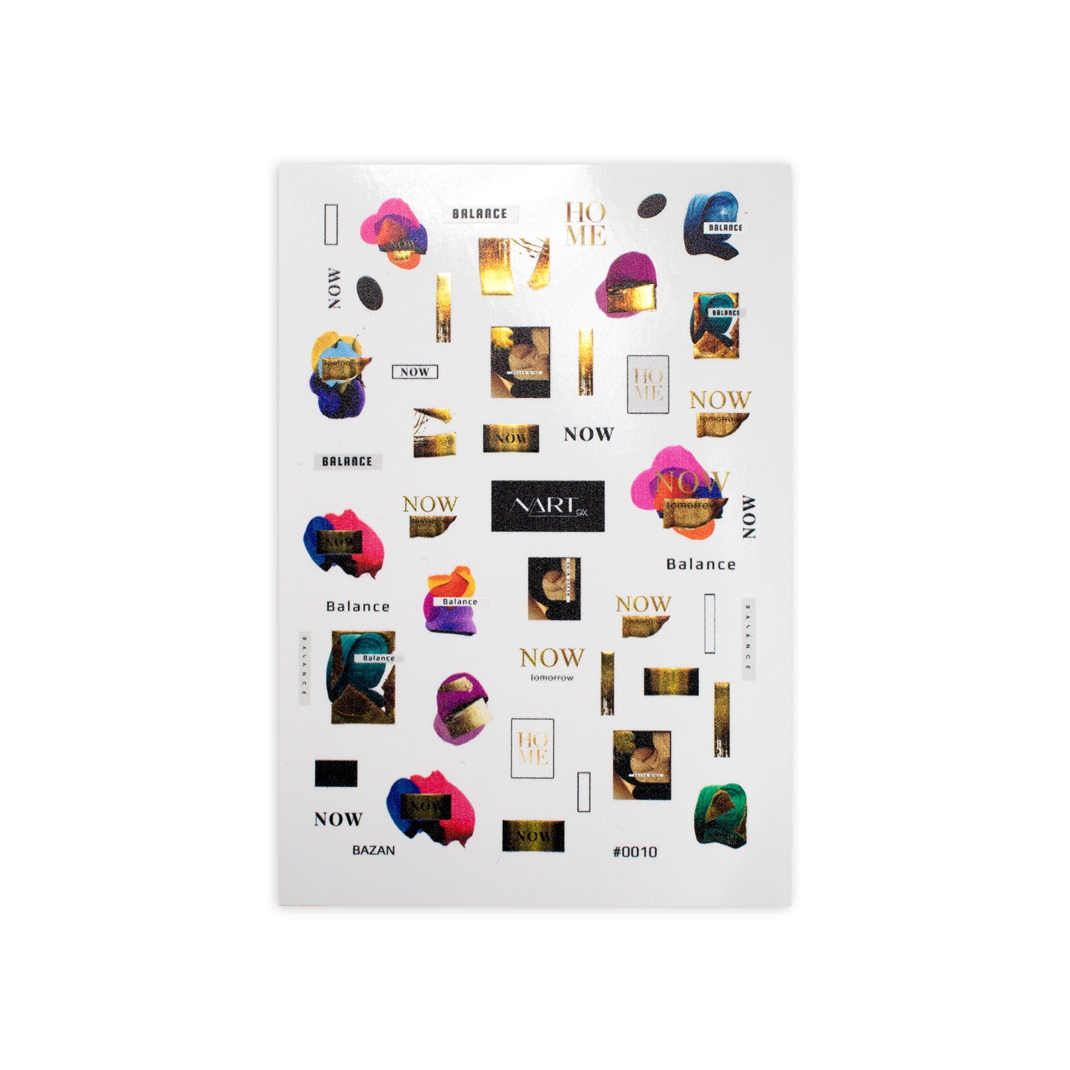 Sticker Nailart - STB0010 - Nail Art Kits & Accessories - noliashop.com 1