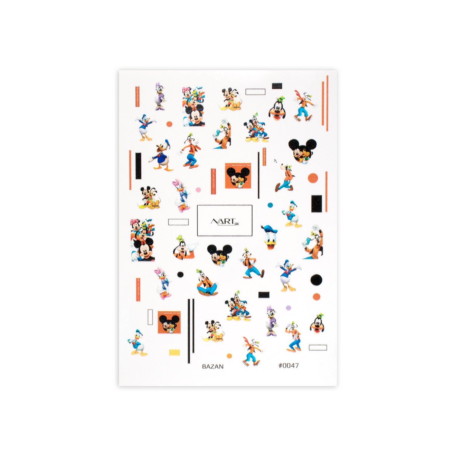 Sticker Nailart - STB0047 - Nail Art Kits & Accessories - noliashop.com 1