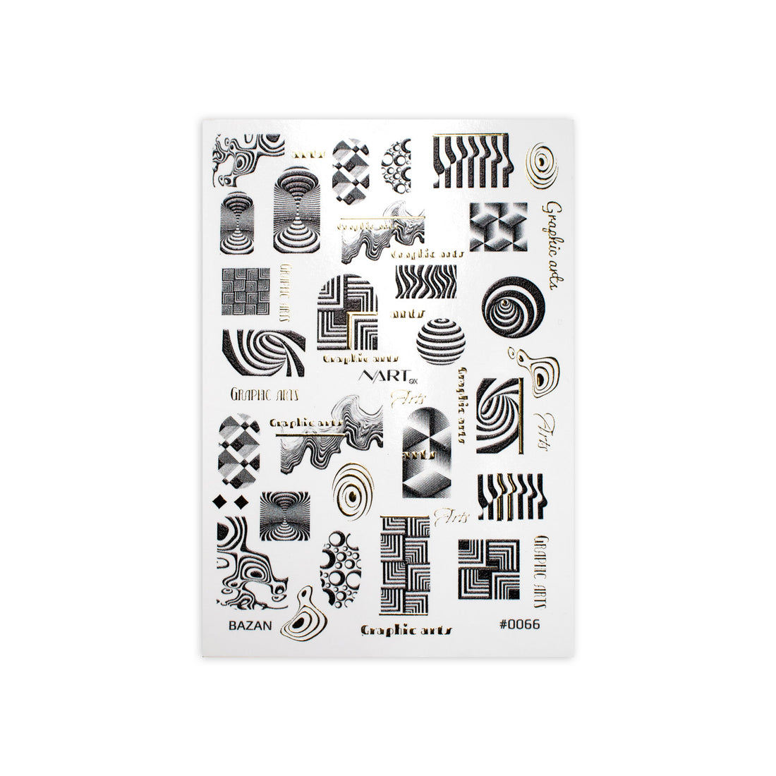 Sticker Nailart - STB0066 - Nail Art Kits &amp; Accessories - noliashop.com 1