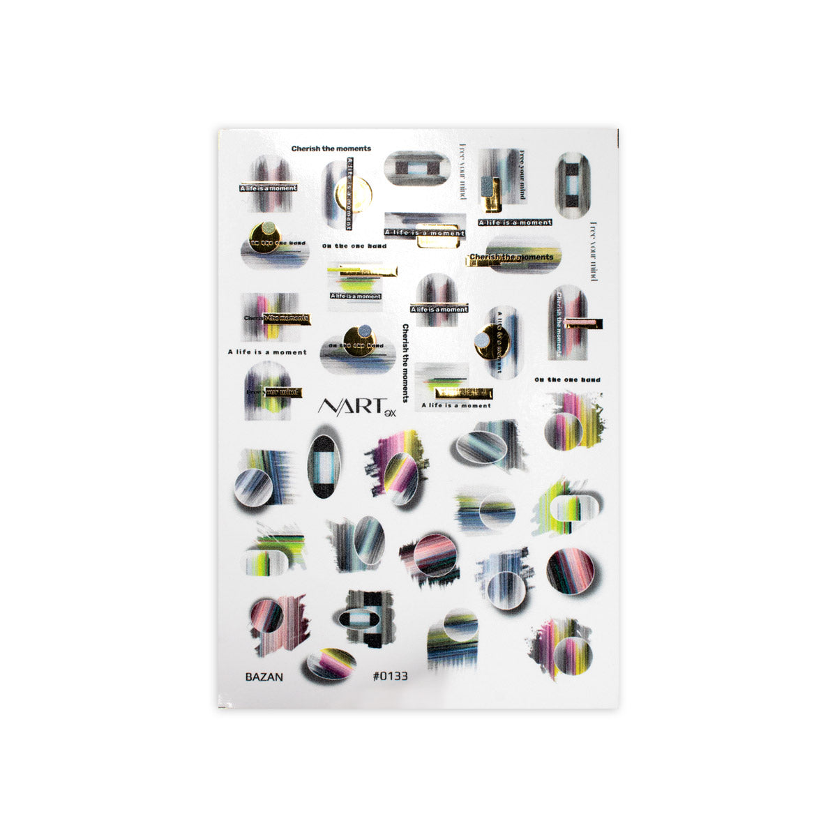 Sticker Nailart - STB0133 - Nail Art Kits & Accessories - noliashop.com 1