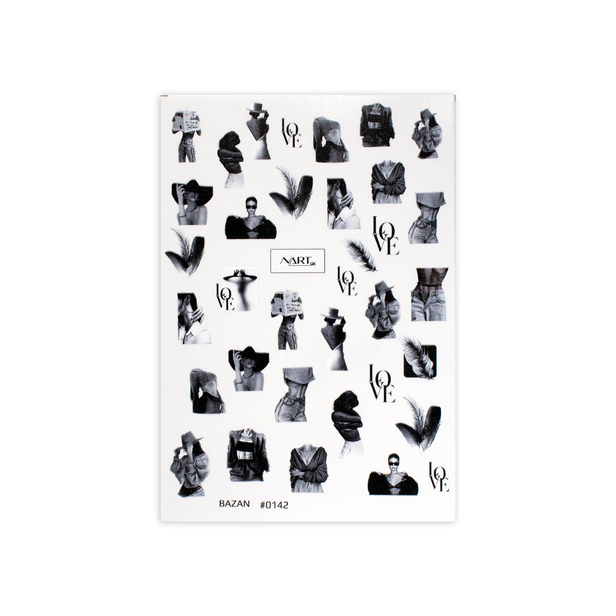 Sticker Nailart - STB0142 - Nail Art Kits & Accessories - noliashop.com 1
