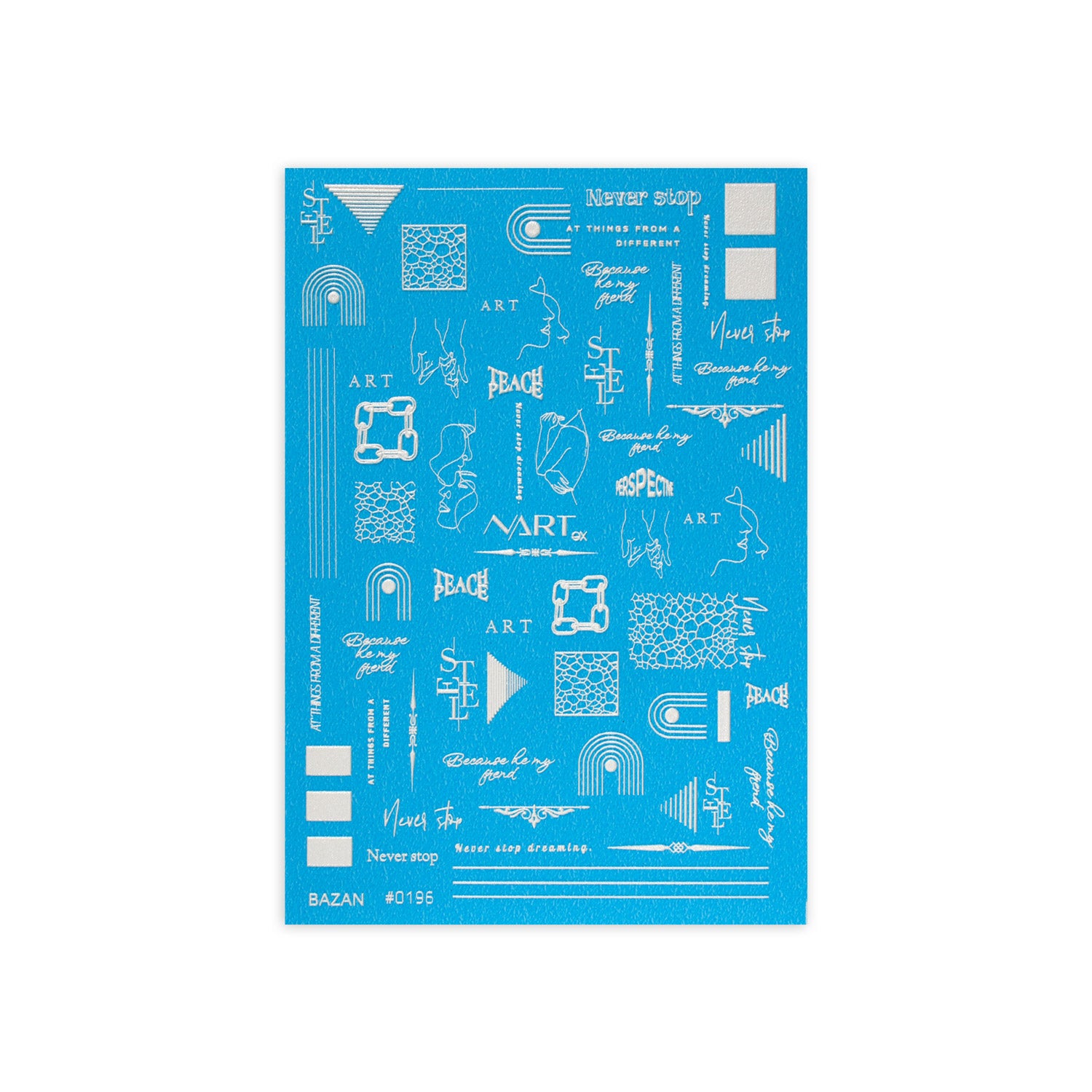 Sticker Nailart - STB0196 - Nail Art Kits & Accessories - noliashop.com 1