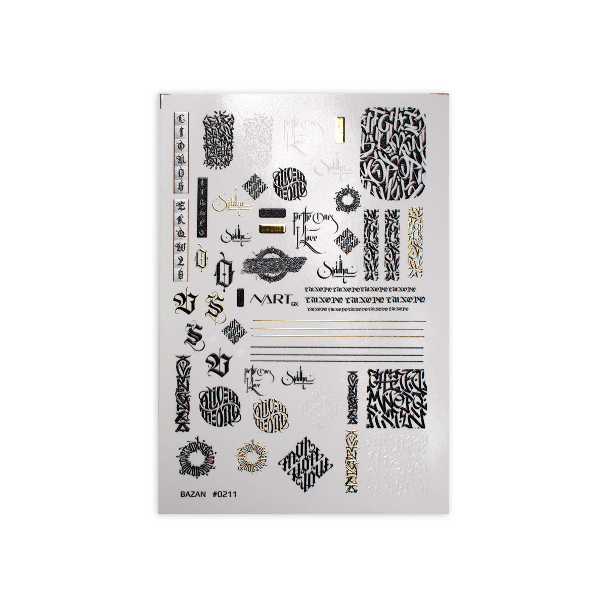 Sticker Nailart - STB0211 - Nail Art Kits & Accessories - noliashop.com 1