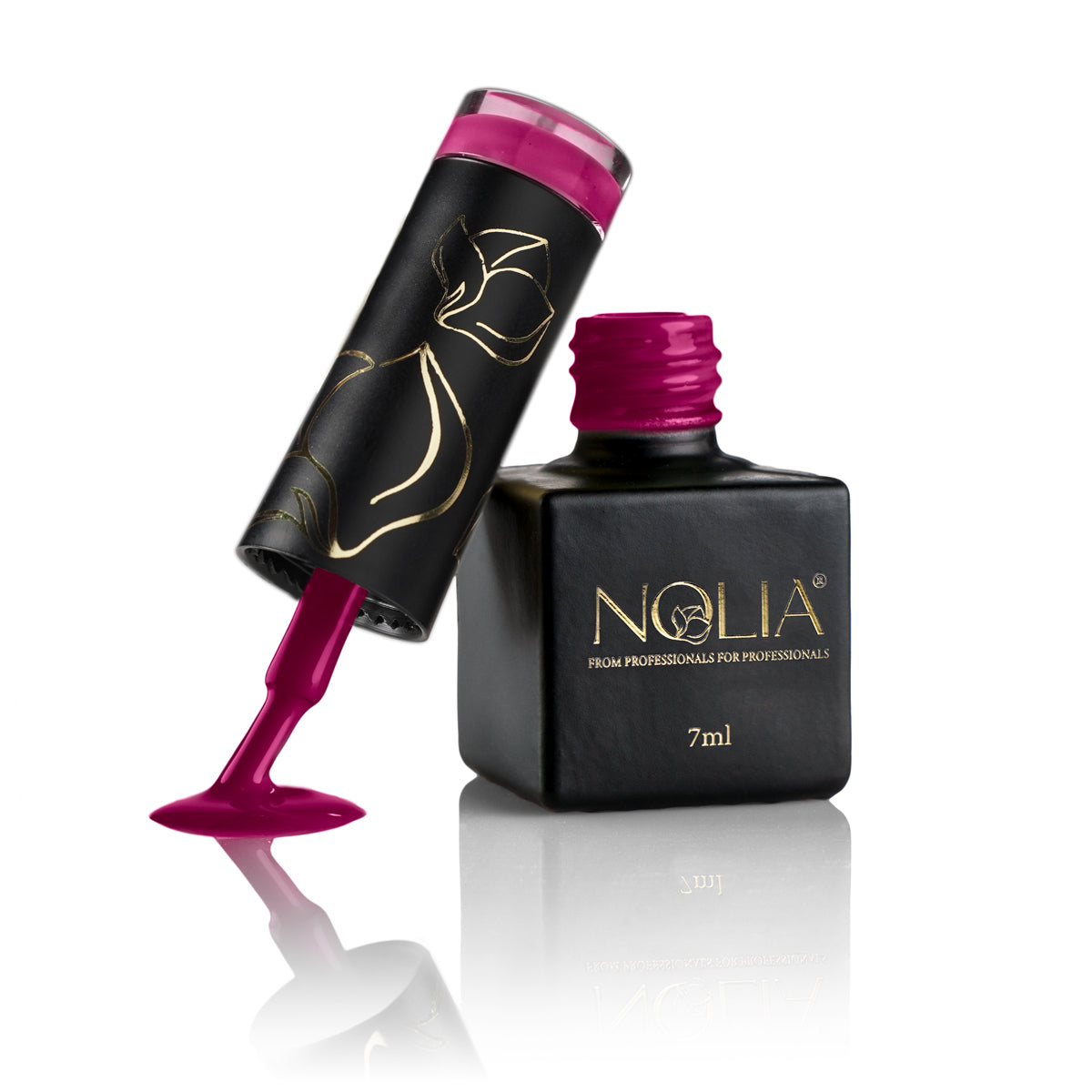 Gellack A133 - RED PLUM - Nail Polishes - noliashop.com 1