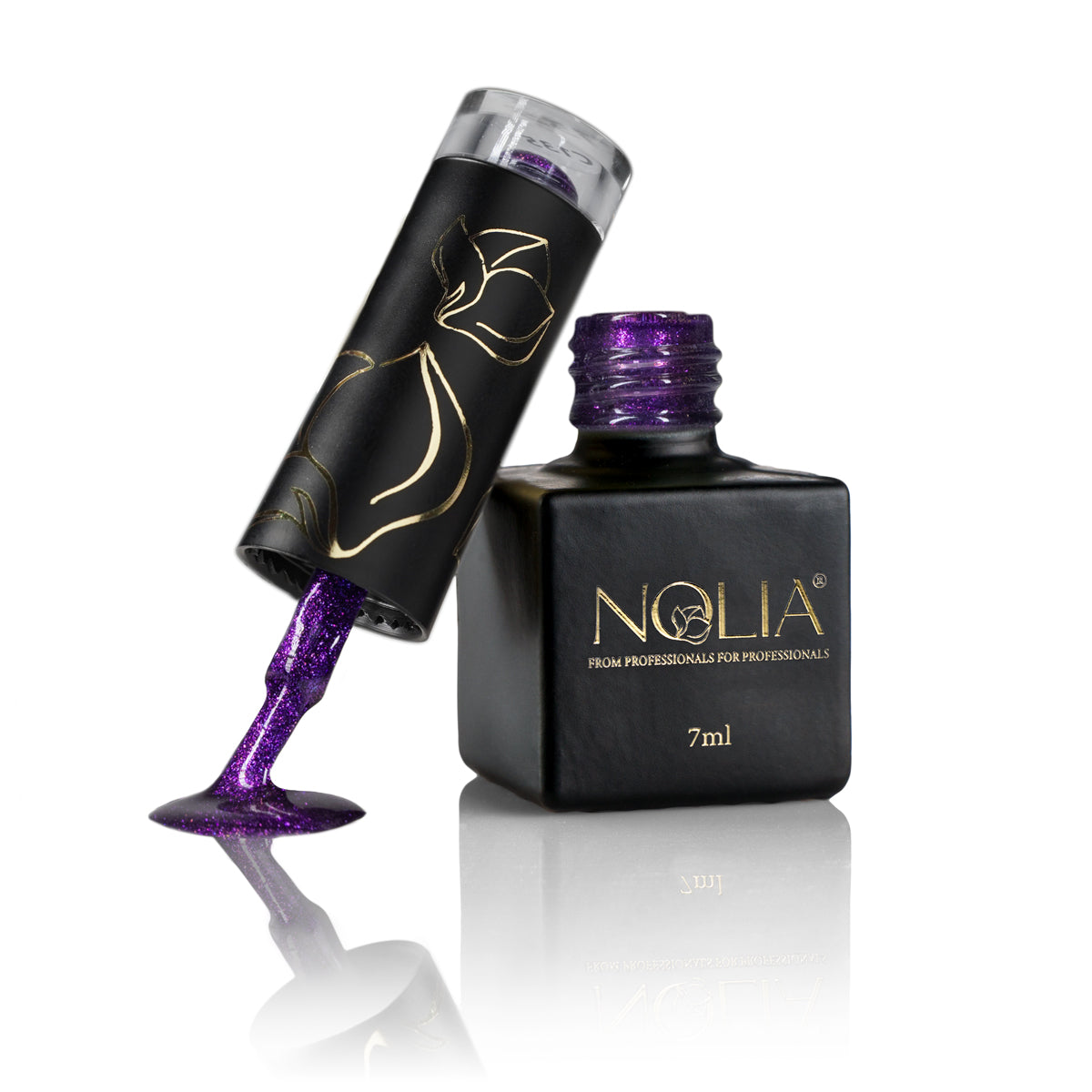 Gellack C135 - CRYSTAL PLUM - Nail Polishes - noliashop.com 1