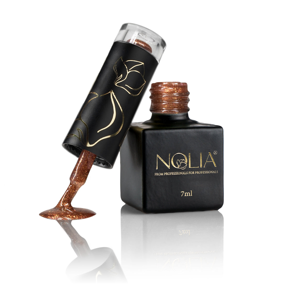 Gellack C185 - CRYSTAL RUBY - Nail Polishes - noliashop.com 1