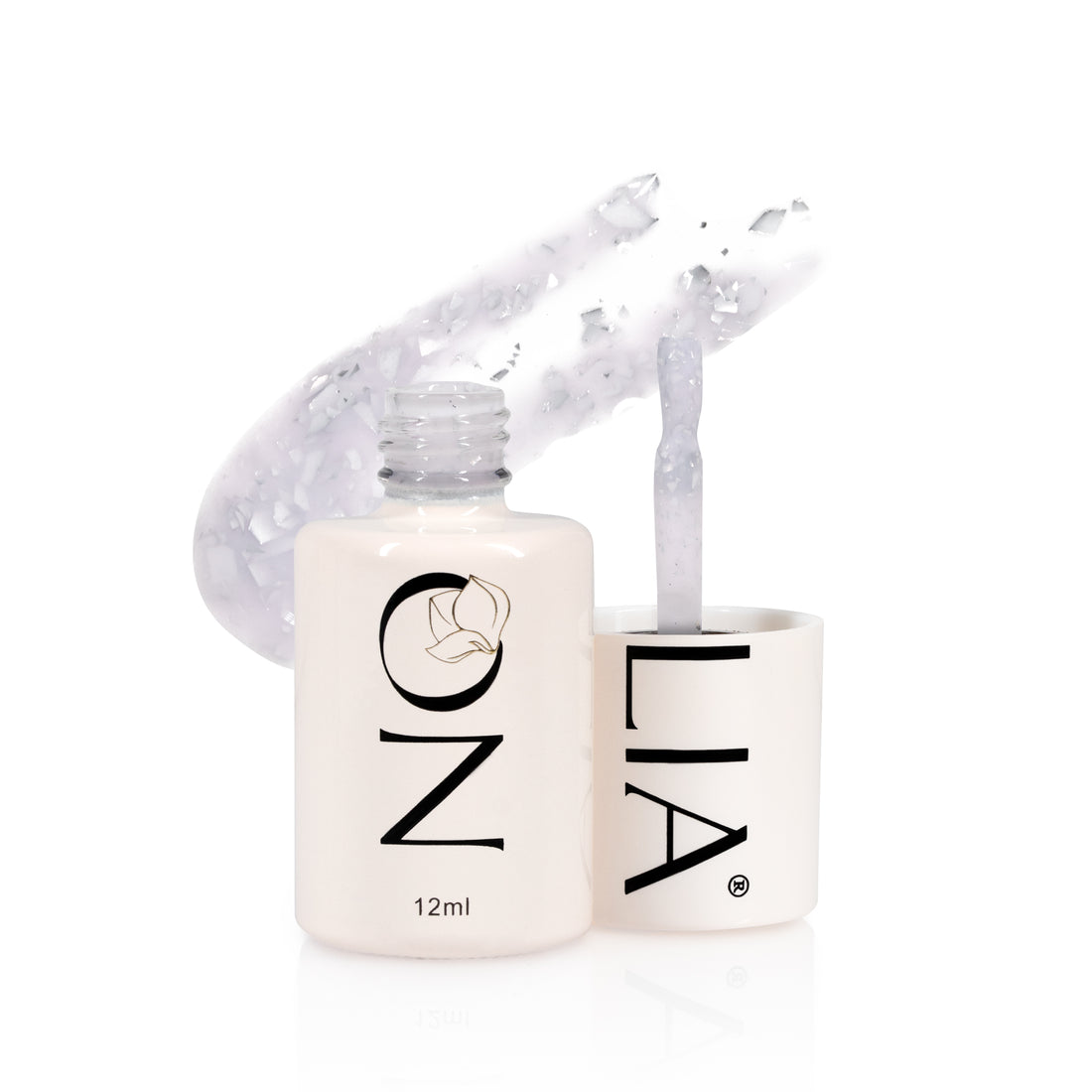 Confetti Rubber Base CRB125- ROSE SILVER