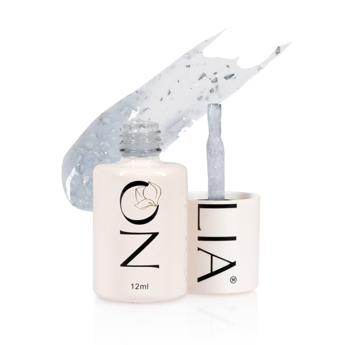 Confetti Rubber Base CRB157- GOOSE SILVER