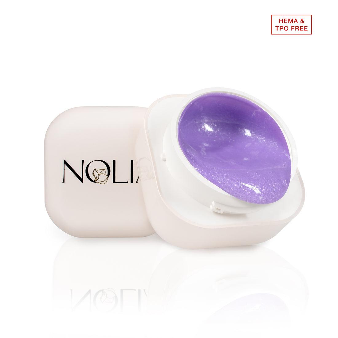 GlitterGlow Gel - DEVOTION LAVENDER - HEMA & TPO FREE