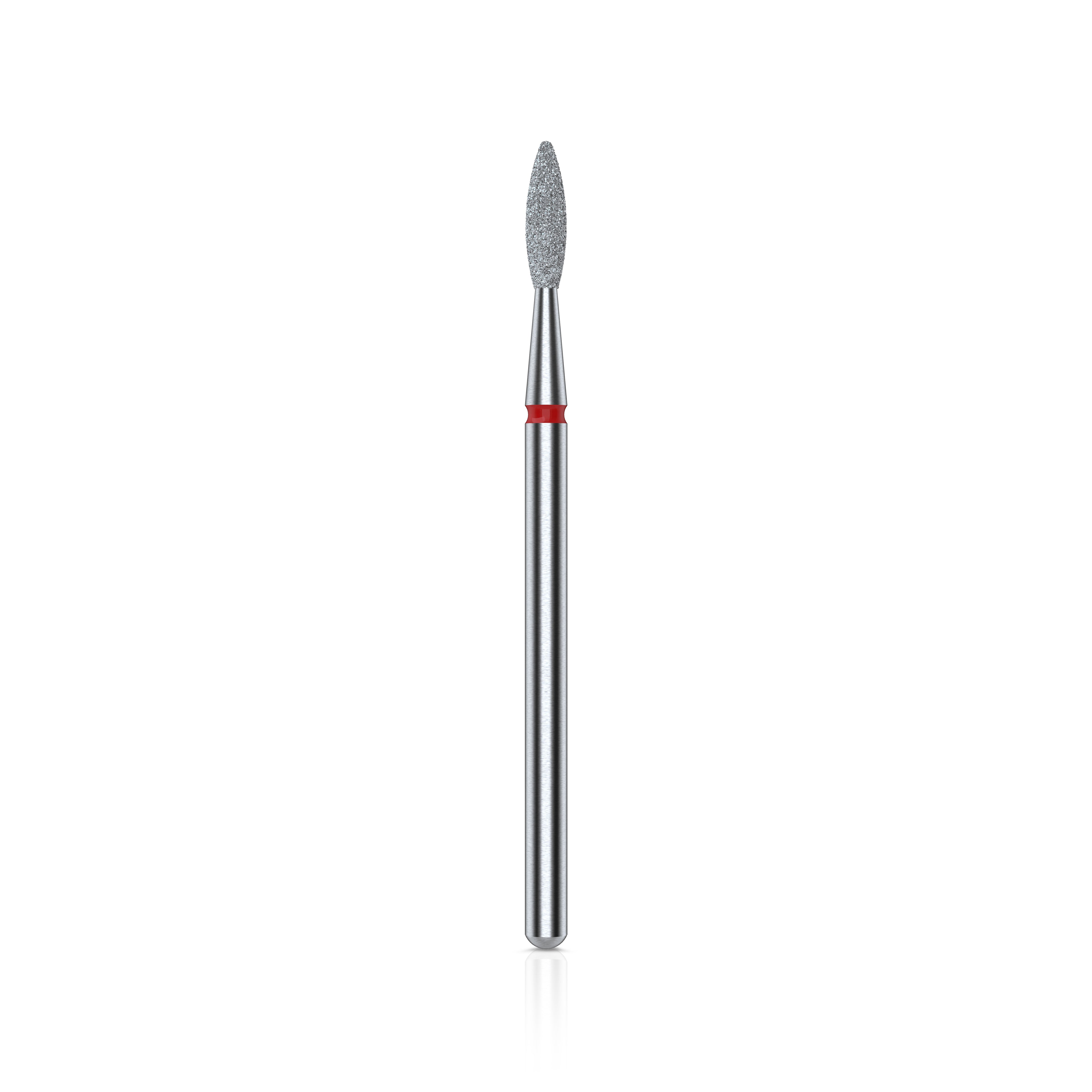 Diamond Nail Drill Bit Flame Red