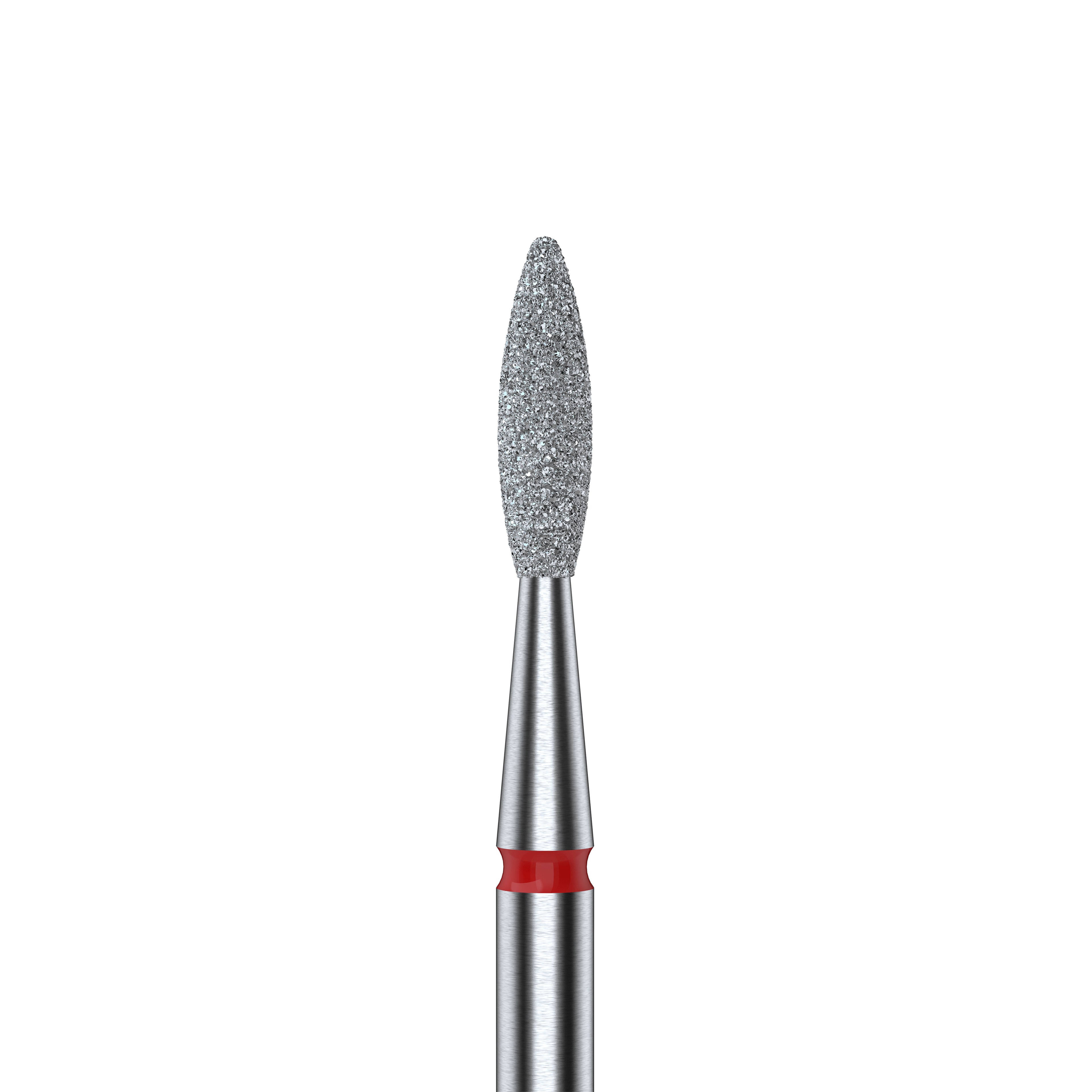 Diamond Nail Drill Bit Flame Red
