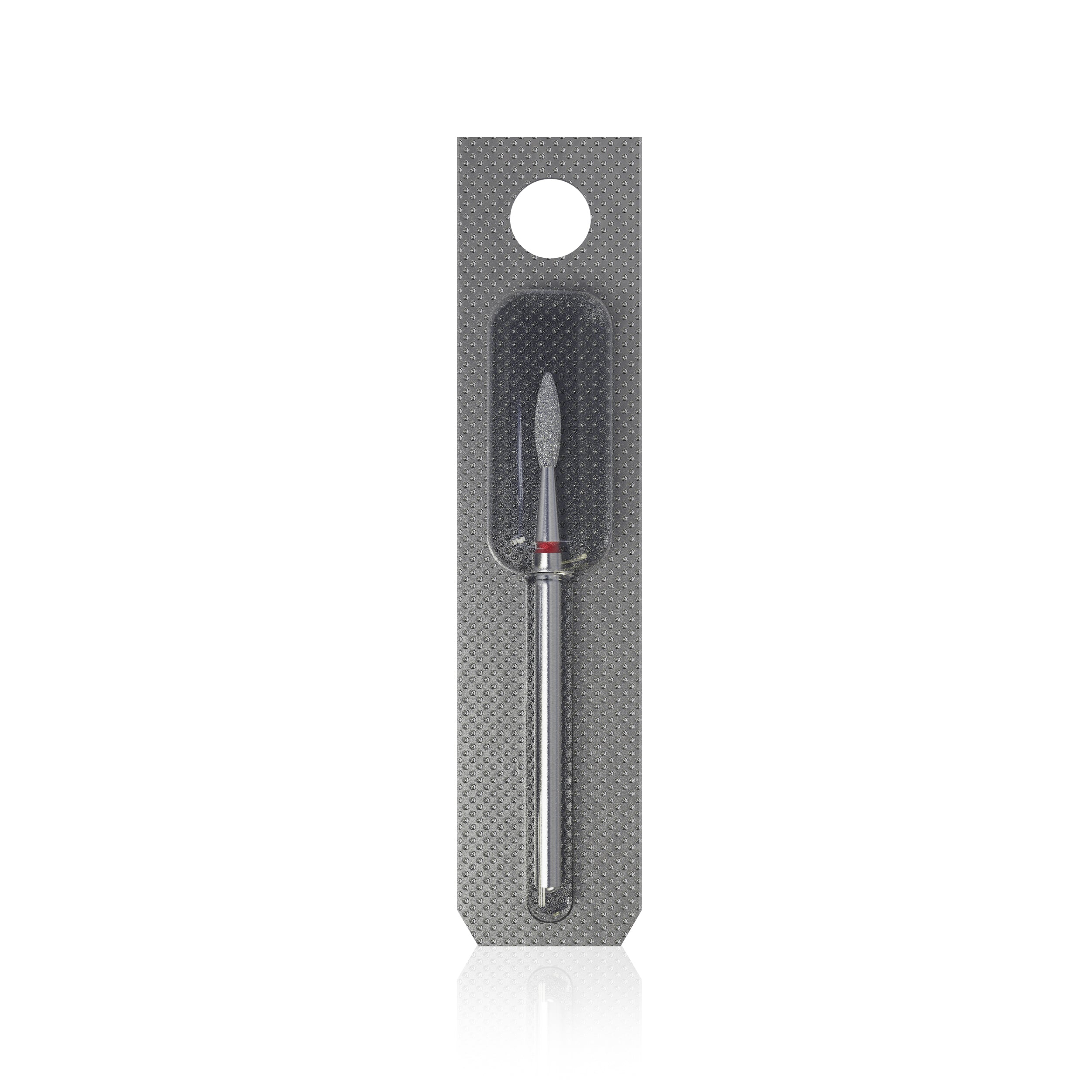 Diamond Nail Drill Bit Flame Red
