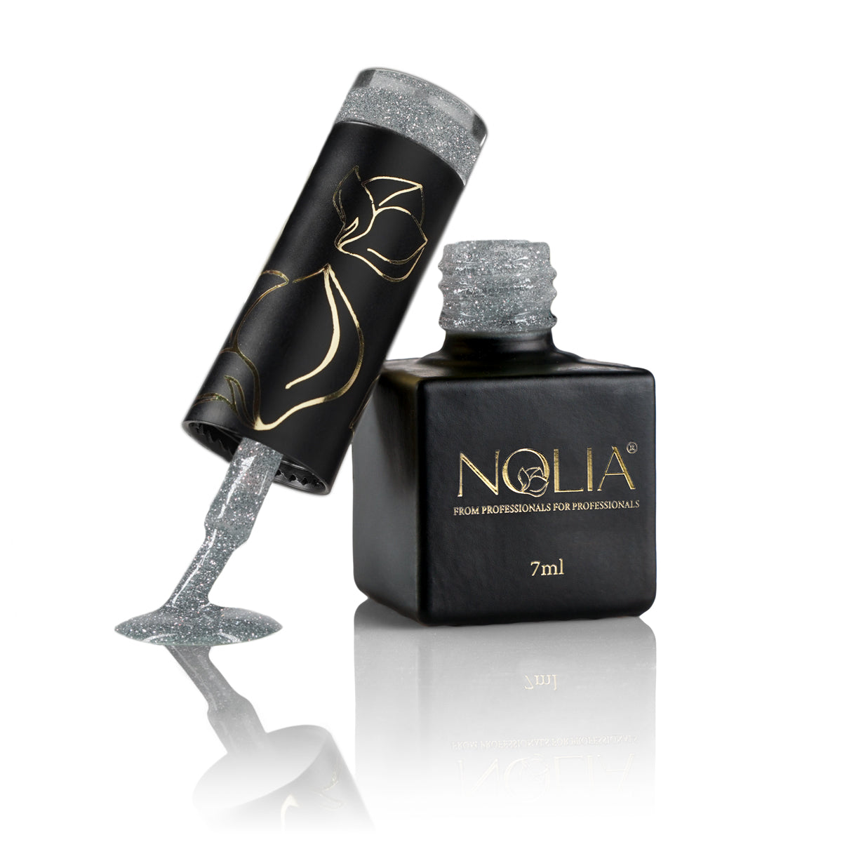 Gellack Flashy Diamond FD81- Pure Silver - Nail Polishes - noliashop.com 1