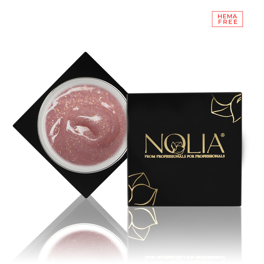 GlitterGlow Gel - AUSTRALIAN CORAL - HEMA & TPO FREE