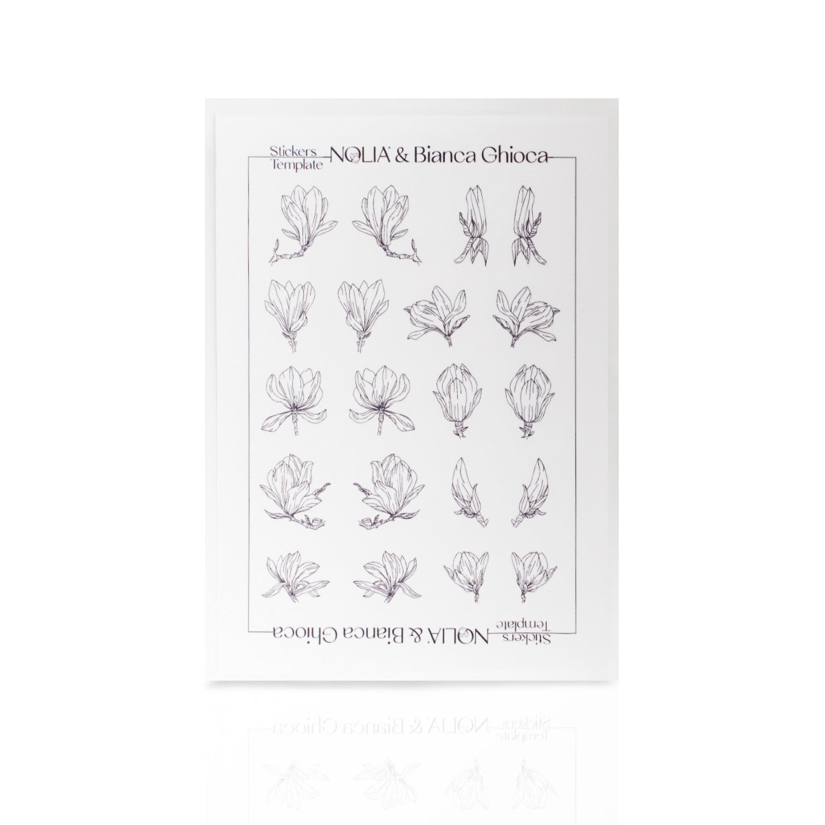 Sticker Templates - Magnolia