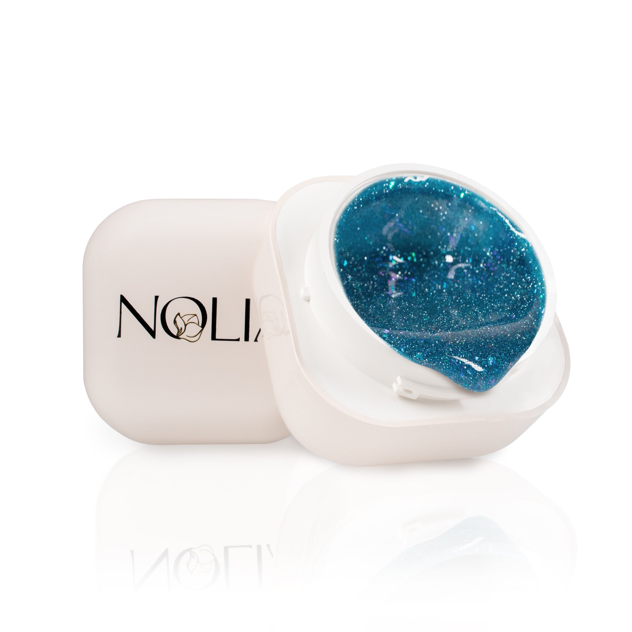 Neon Sparkling Builder Gel NS073 - PACIFIC BLUE 15ml