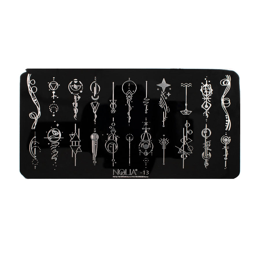 Stampart Metallic Plate NL13 - Nail Art Kits & Accessories - noliashop.com 1