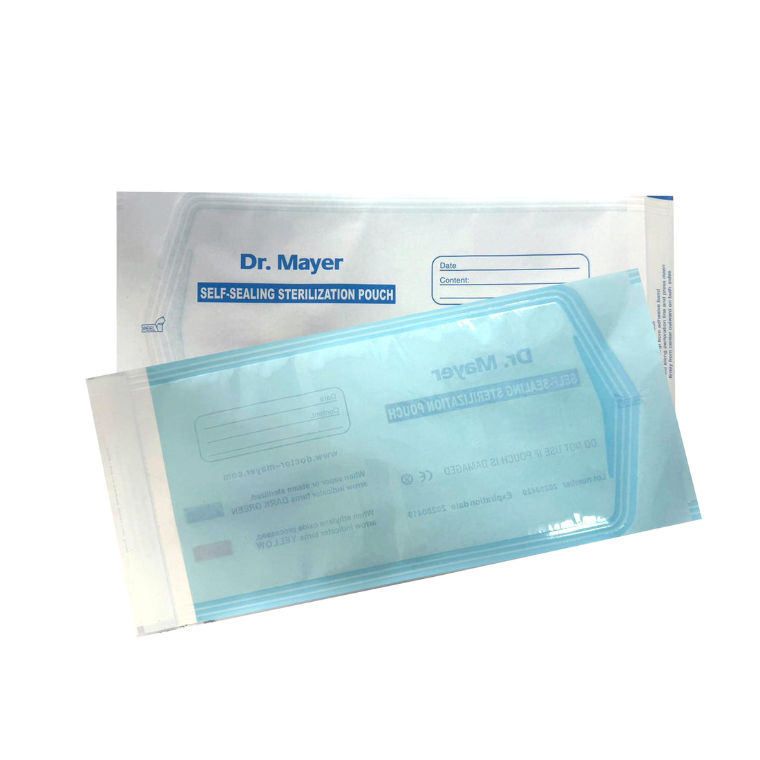 DR.MAYER SELF-SEALING POUCHES 90x260mm 200 pcs