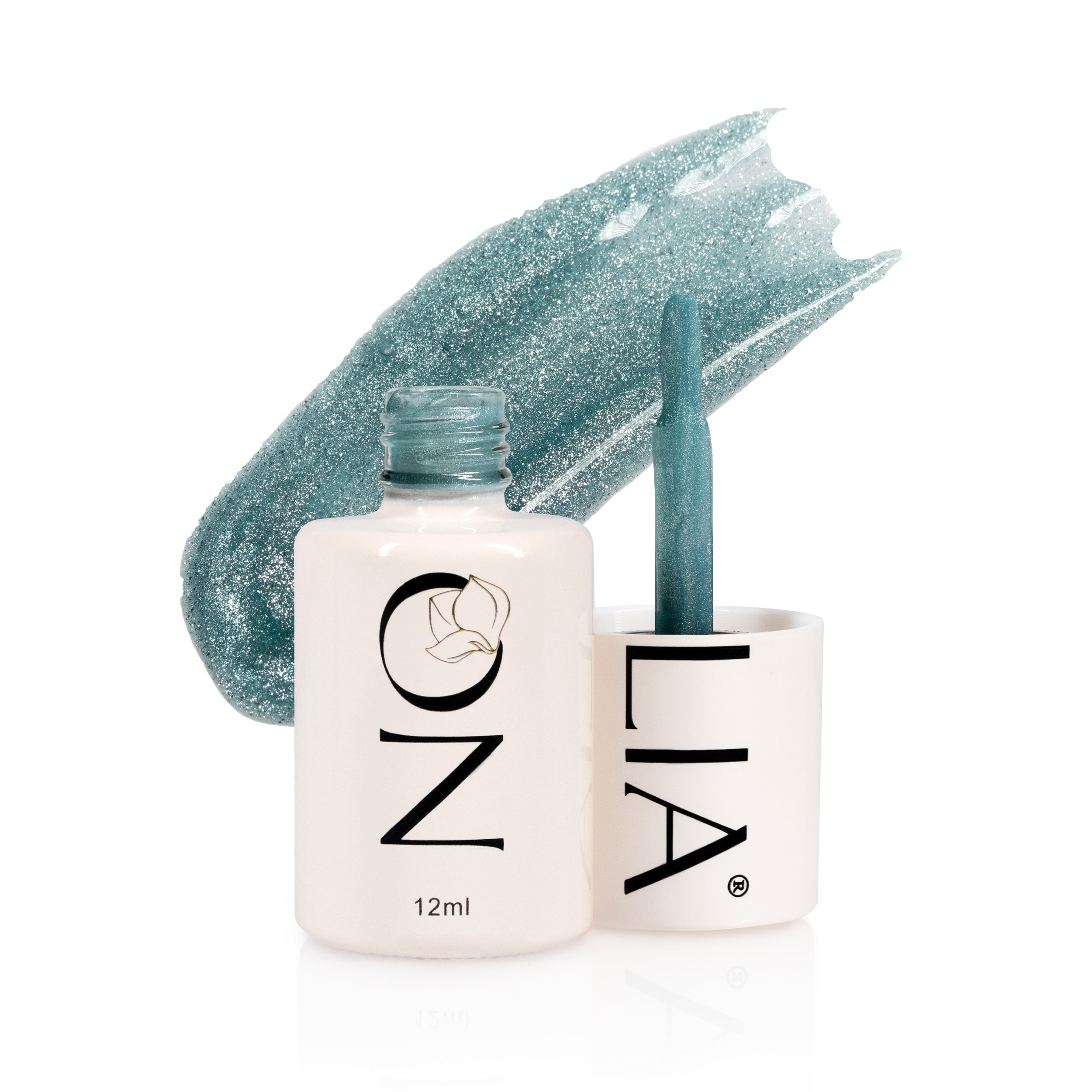 Nolia Cat-Eye Rubber Base – Crystal Aqua