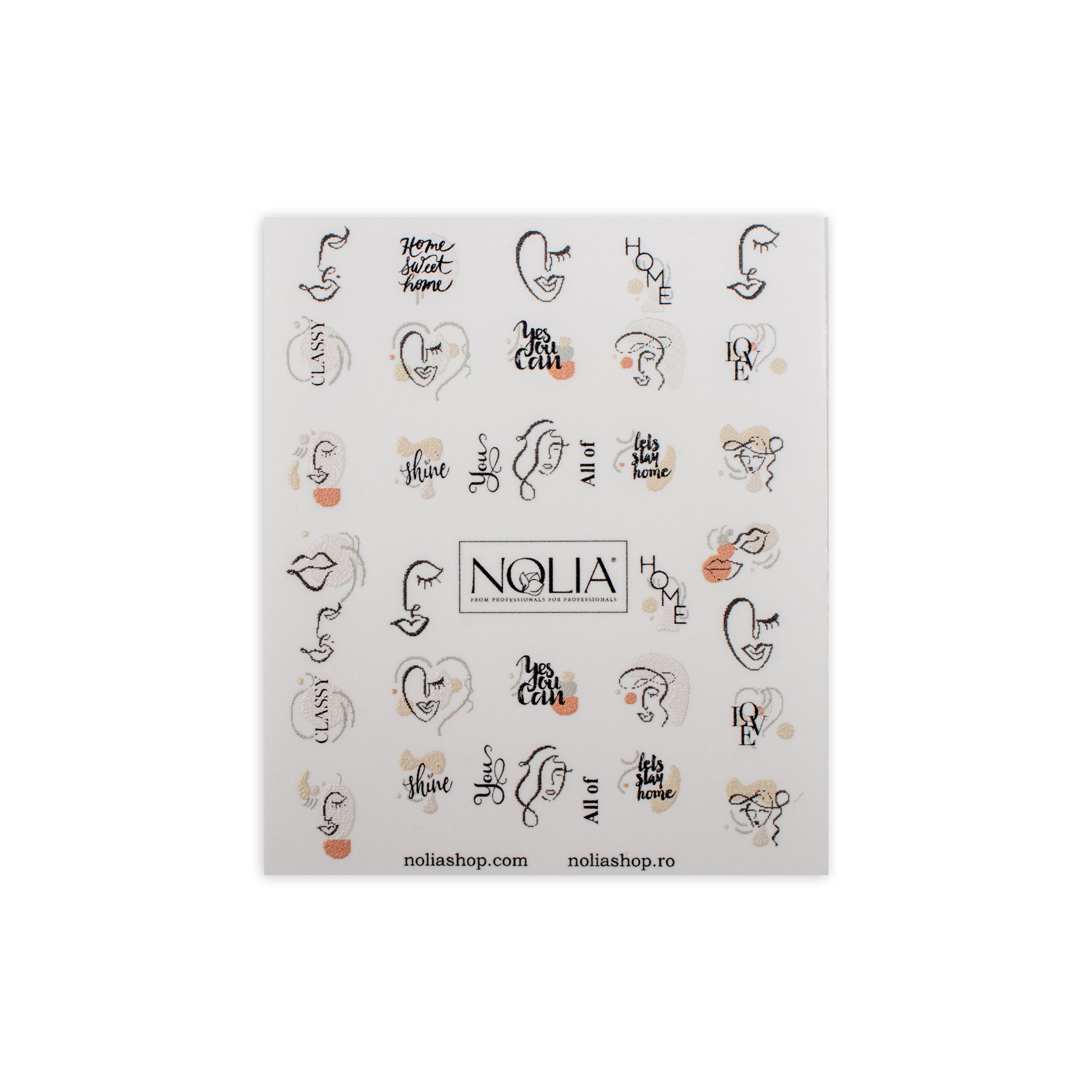 Sticker Nailart - ST180 - Nail Art Kits & Accessories - noliashop.com 1