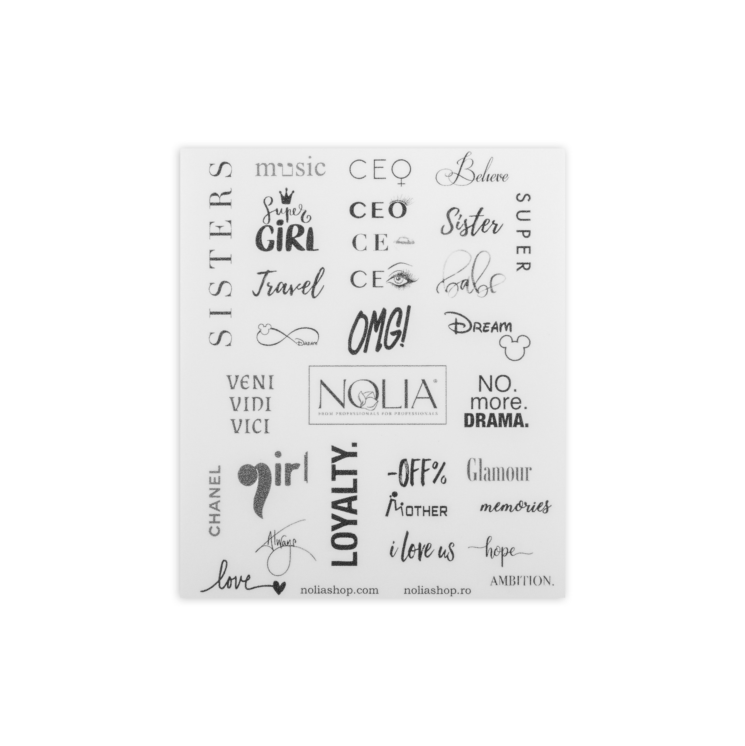 Sticker Nailart - ST216 - Nail Art Kits & Accessories - noliashop.com 1