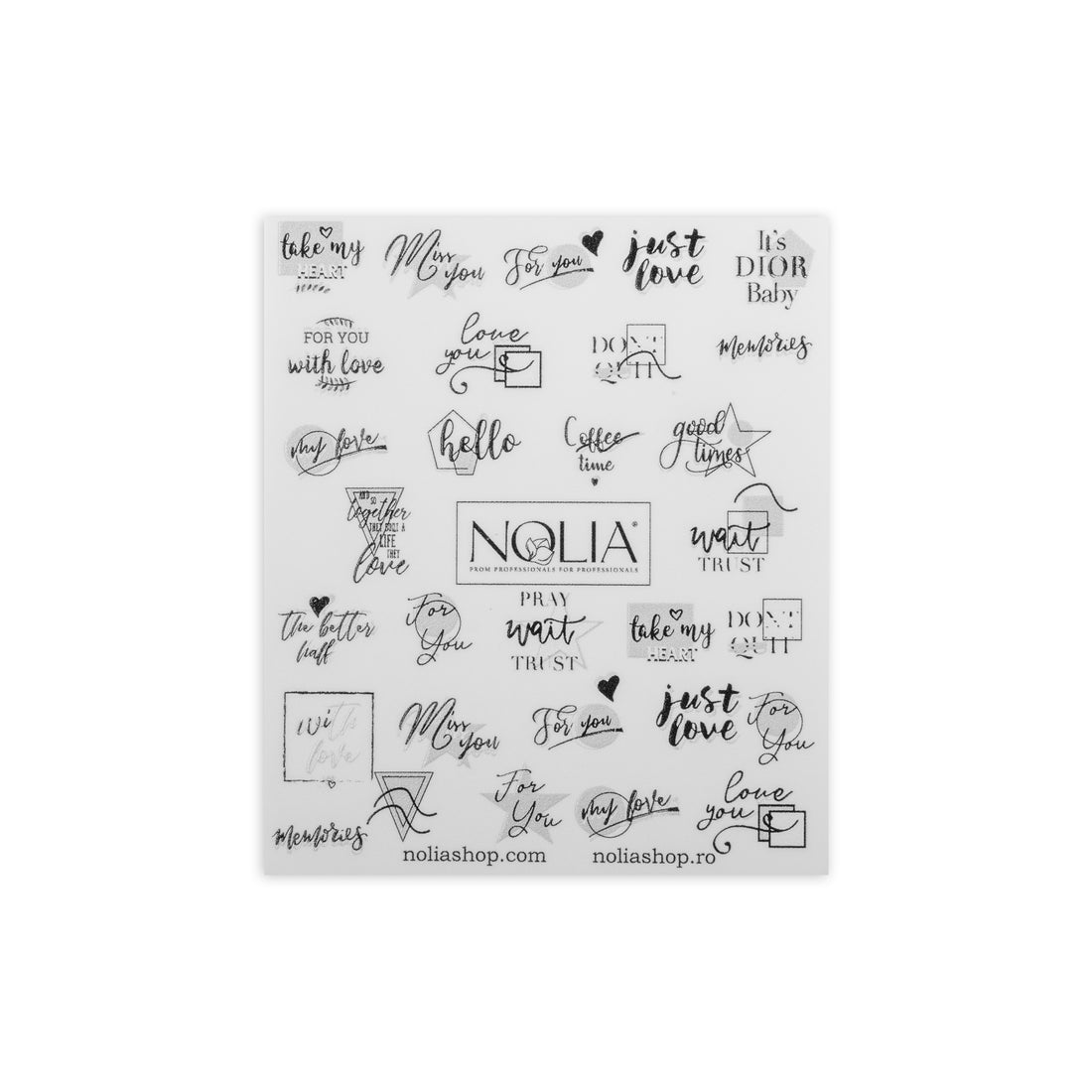 Sticker Nailart - ST237 - Nail Art Kits & Accessories - noliashop.com 1