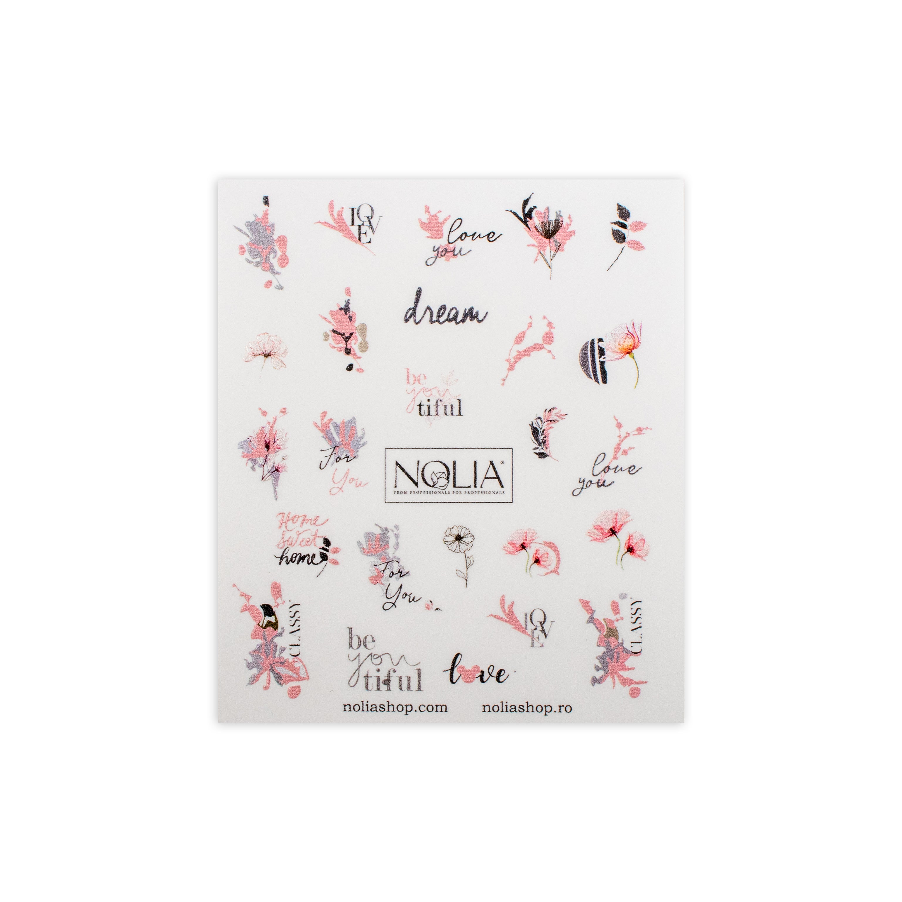 Sticker Nailart - ST245 - Nail Art Kits & Accessories - noliashop.com 1