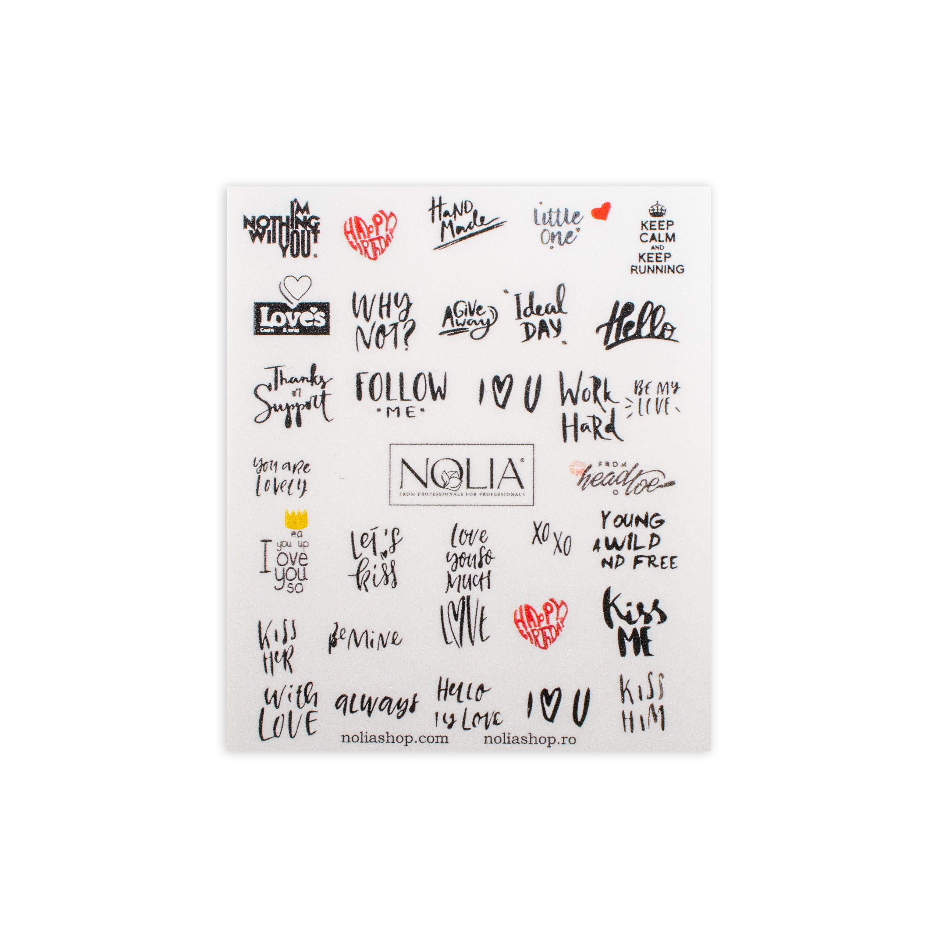 Sticker Nailart - ST259 - Nail Art Kits & Accessories - noliashop.com 1