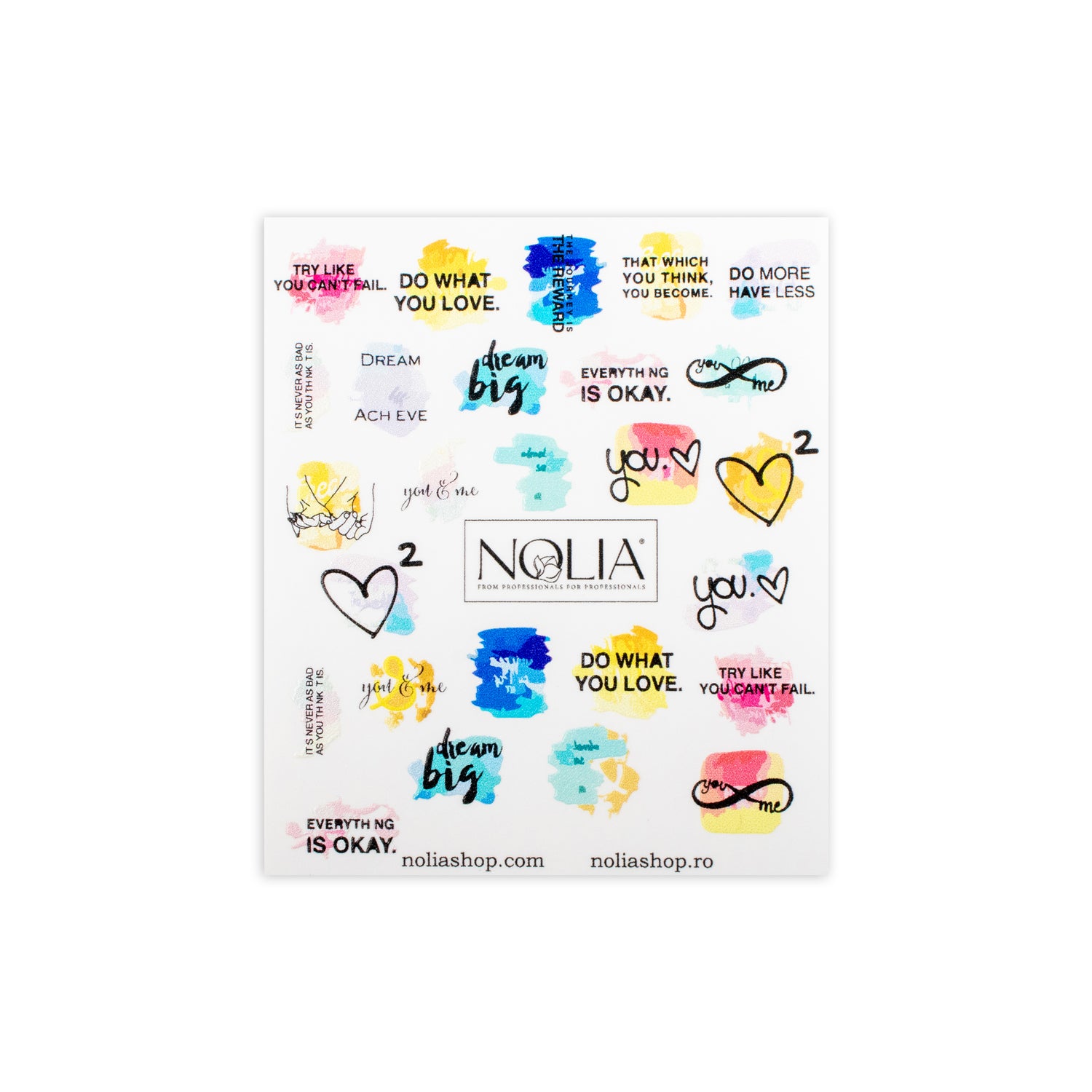 Sticker Nailart - ST260 - Nail Art Kits & Accessories - noliashop.com 1