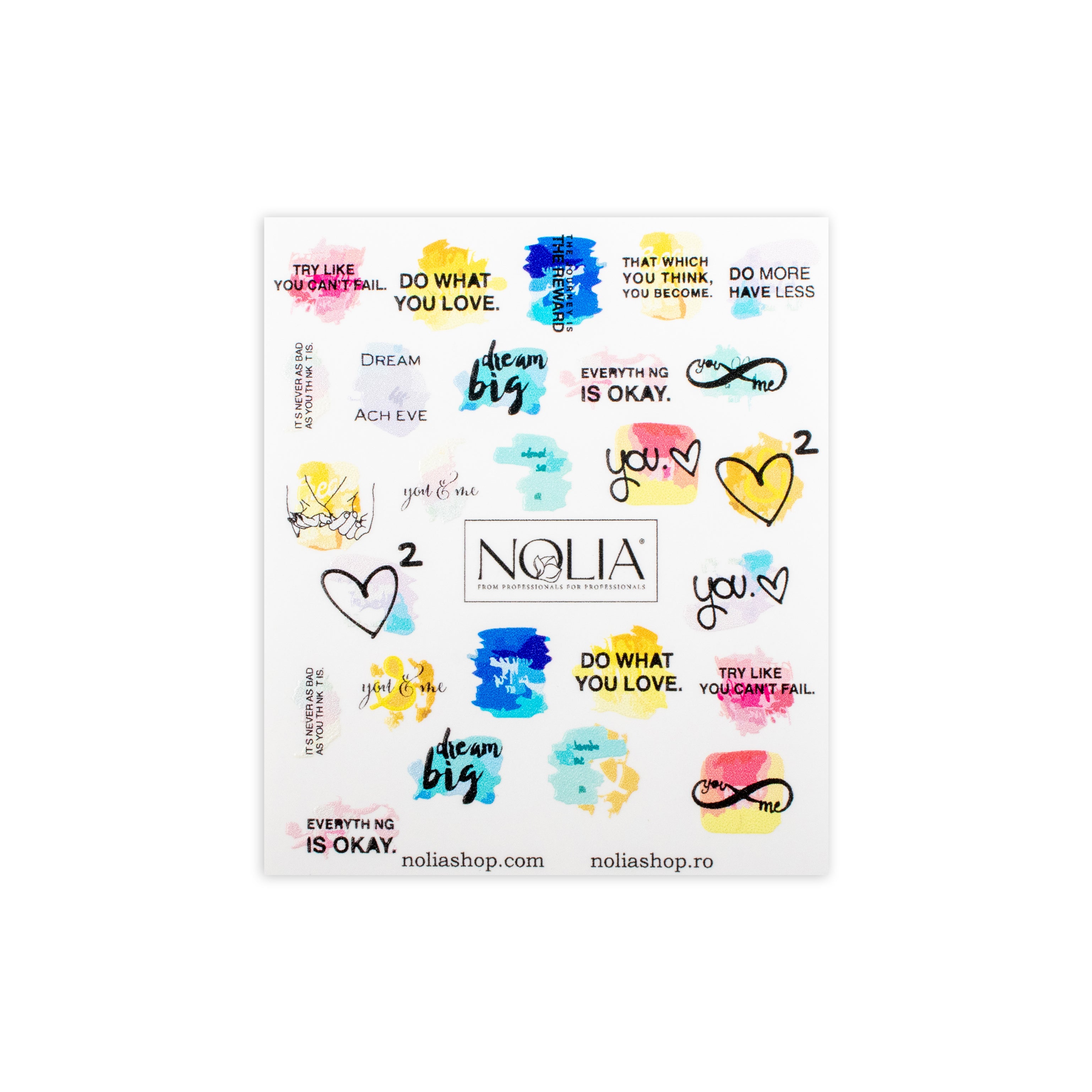 Sticker Nailart - ST260 - Nail Art Kits & Accessories - noliashop.com 1