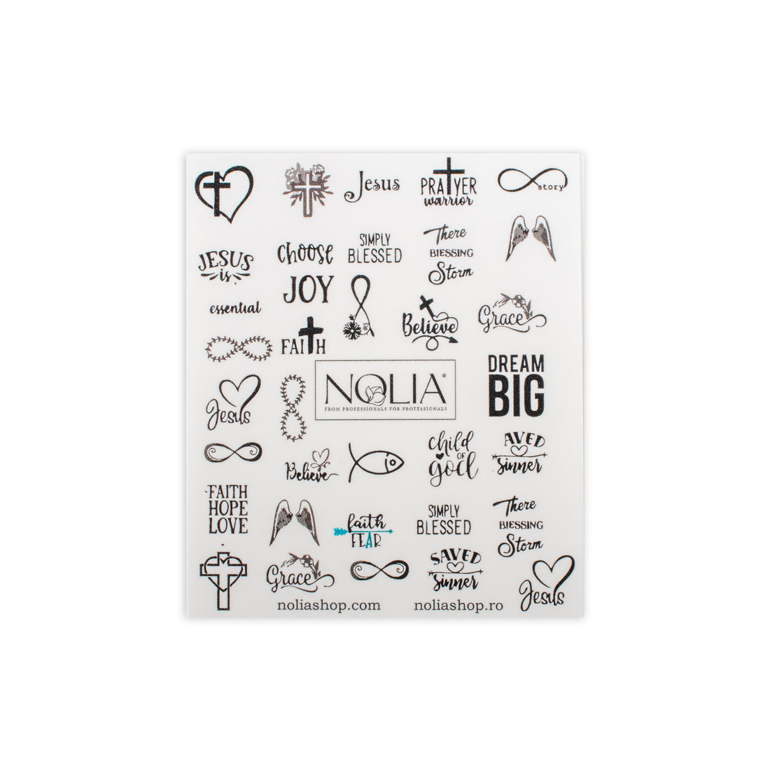 Sticker Nailart - ST271 - Nail Art Kits & Accessories - noliashop.com 1