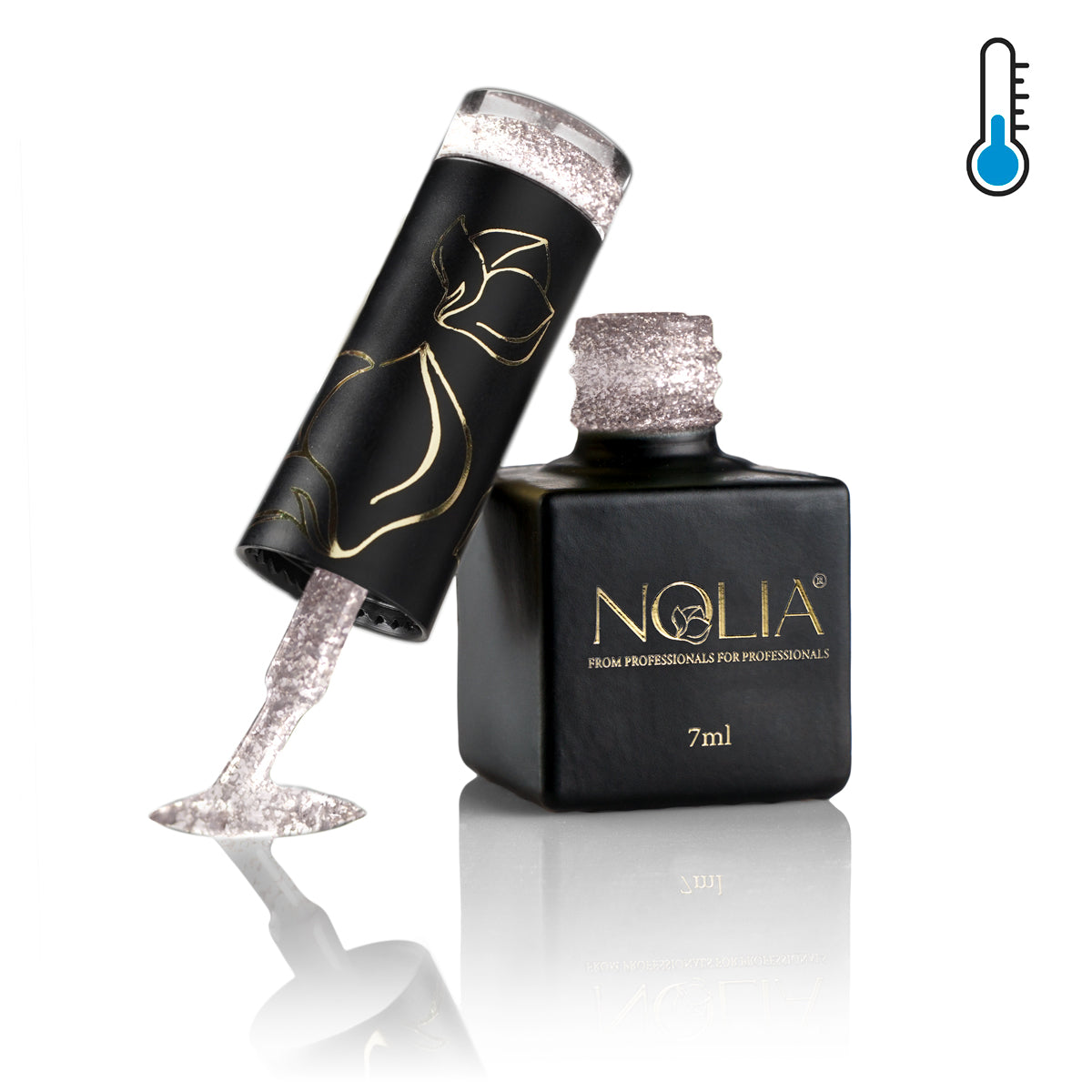 Gellack Sparkly Thermo - ST702 - PINK- Nail Polishes - noliashop.com 1