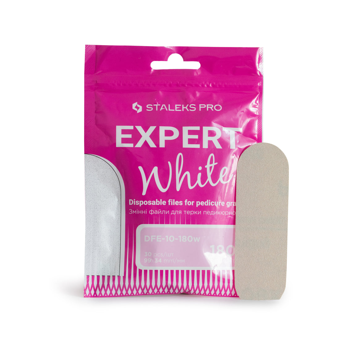 Refill Pads for Metal Pedicure File Staleks MBE-10 – Grit 180 DFE 10/180W – 30 pcs