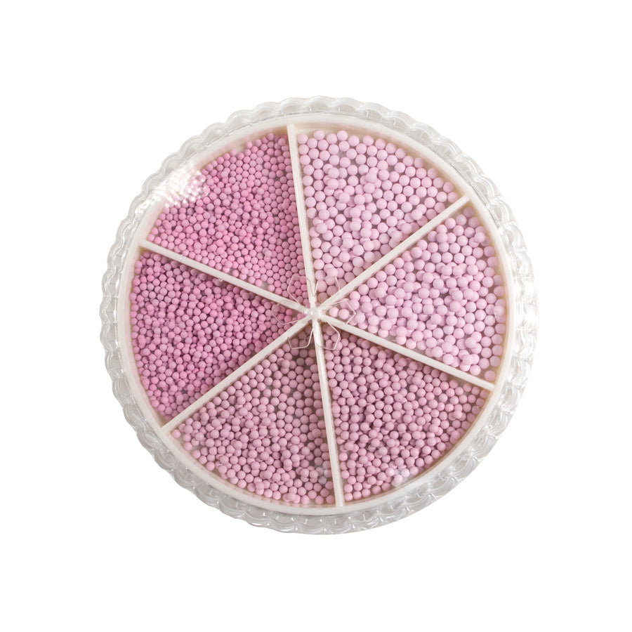 Matte Beads Box- PINK- ND213-2 - Nail Art Kits & Accessories - noliashop.com 1