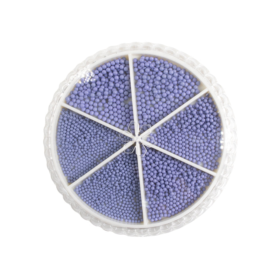 Matte Beads Box- PURPLE- ND213-3 - Nail Art Kits & Accessories - noliashop.com 1