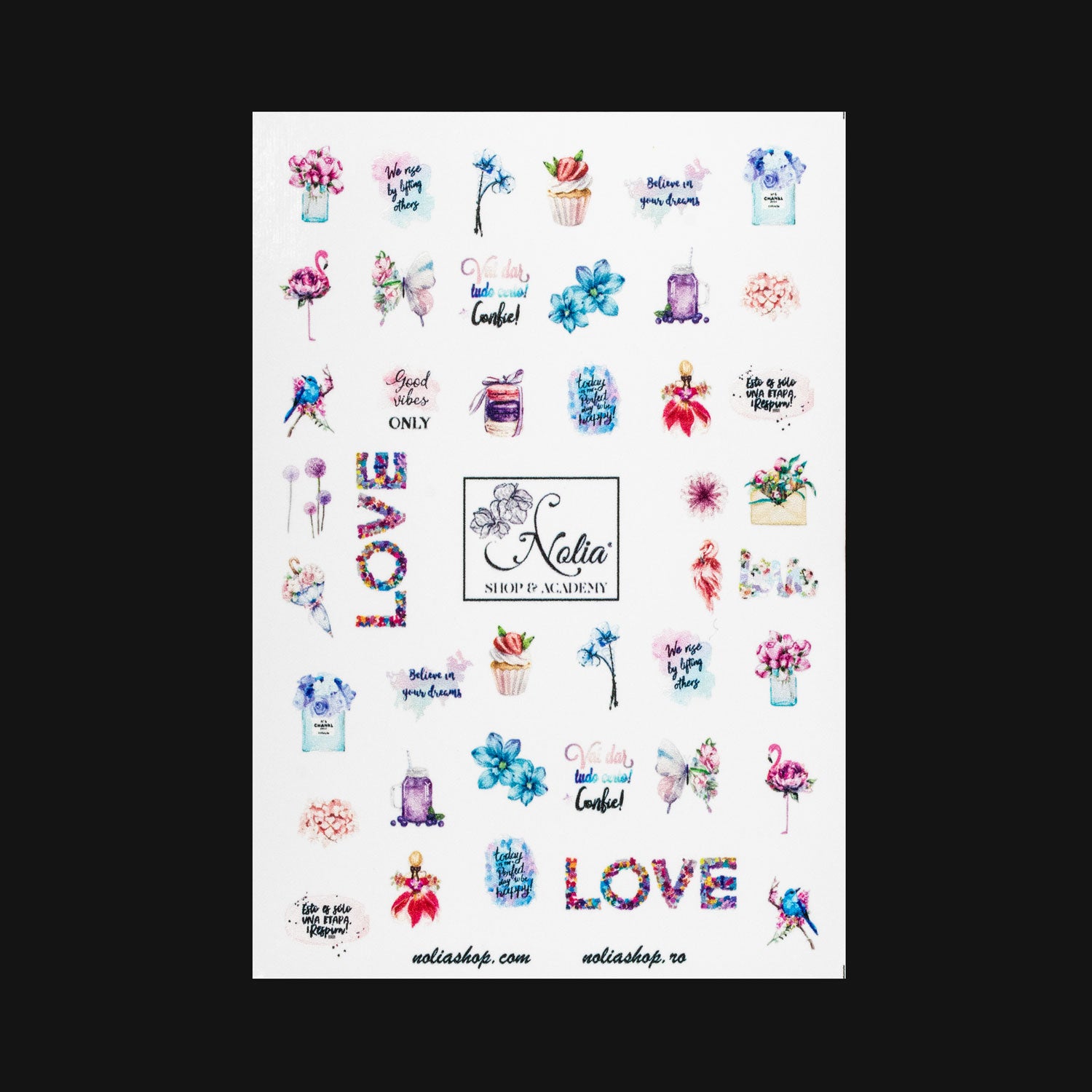 Sticker Nailart - SLD009 - Nail Art Kits & Accessories - noliashop.com 1