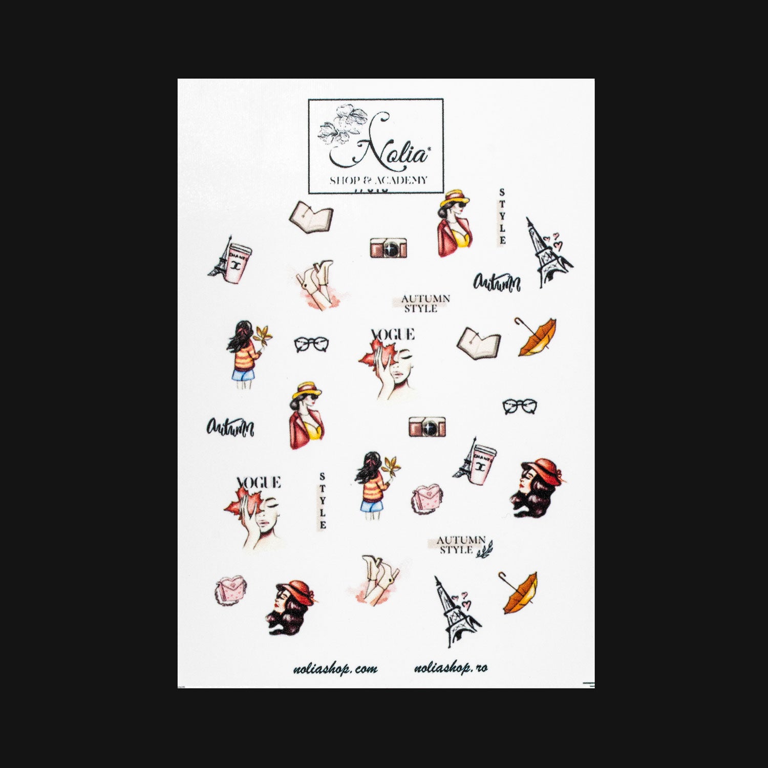 Sticker Nailart - SLD012 - Nail Art Kits & Accessories - noliashop.com 1