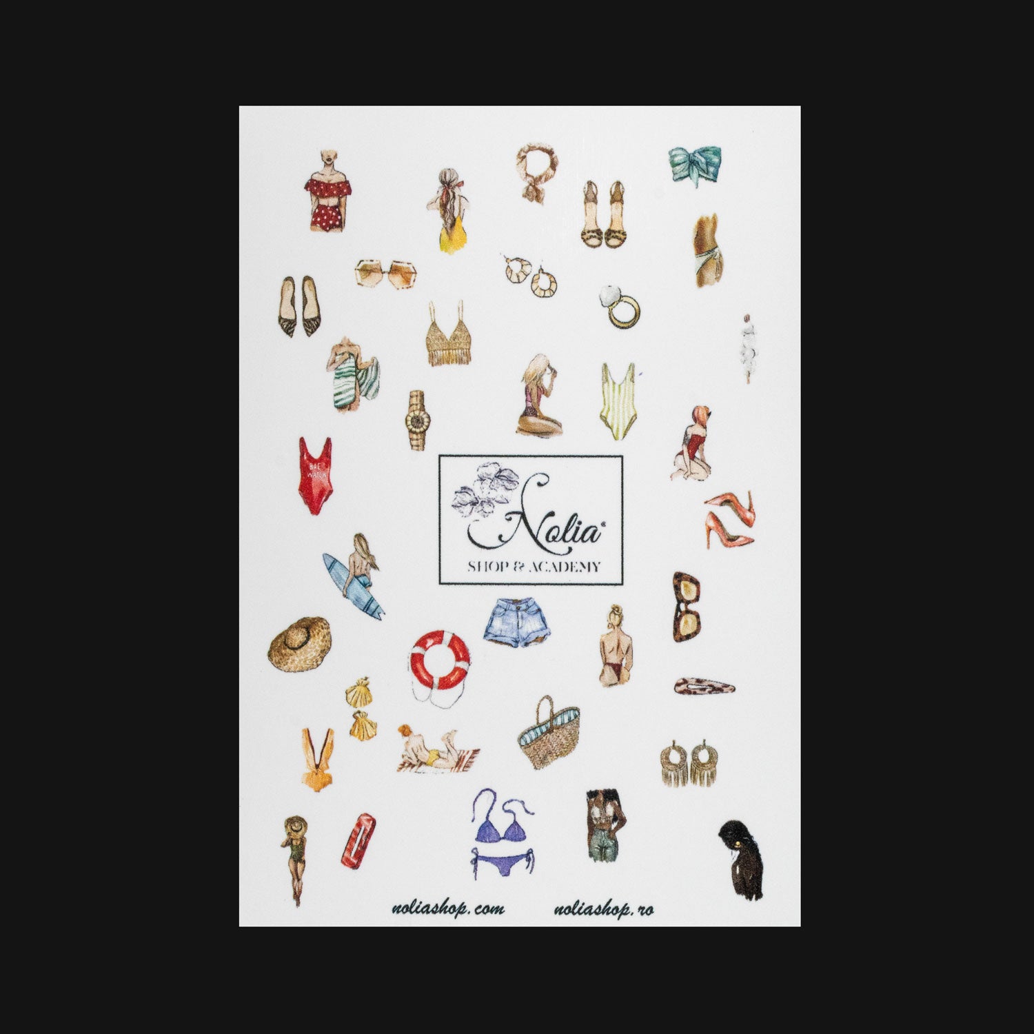 Sticker Nailart - SLD026 - Nail Art Kits & Accessories - noliashop.com 1