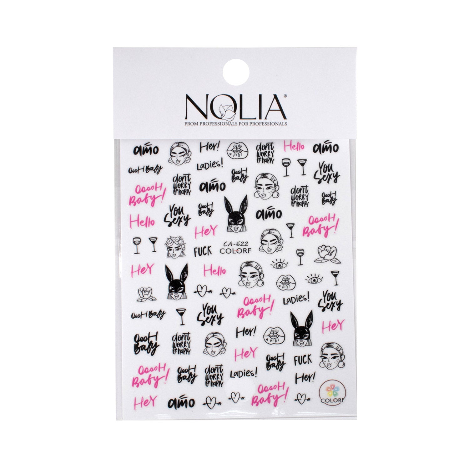 Sticker Nailart - ST006 - Nail Art Kits & Accessories - noliashop.com 1