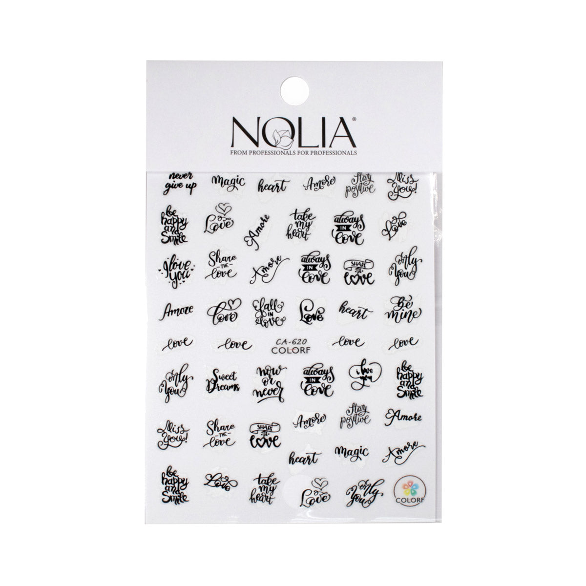 Sticker Nailart - ST007 - Nail Art Kits & Accessories - noliashop.com 1
