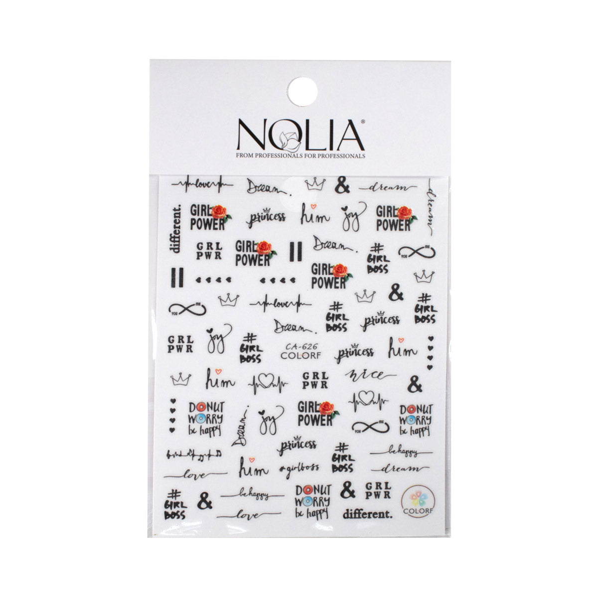 Sticker Nailart - ST010 - Nail Art Kits & Accessories - noliashop.com 1