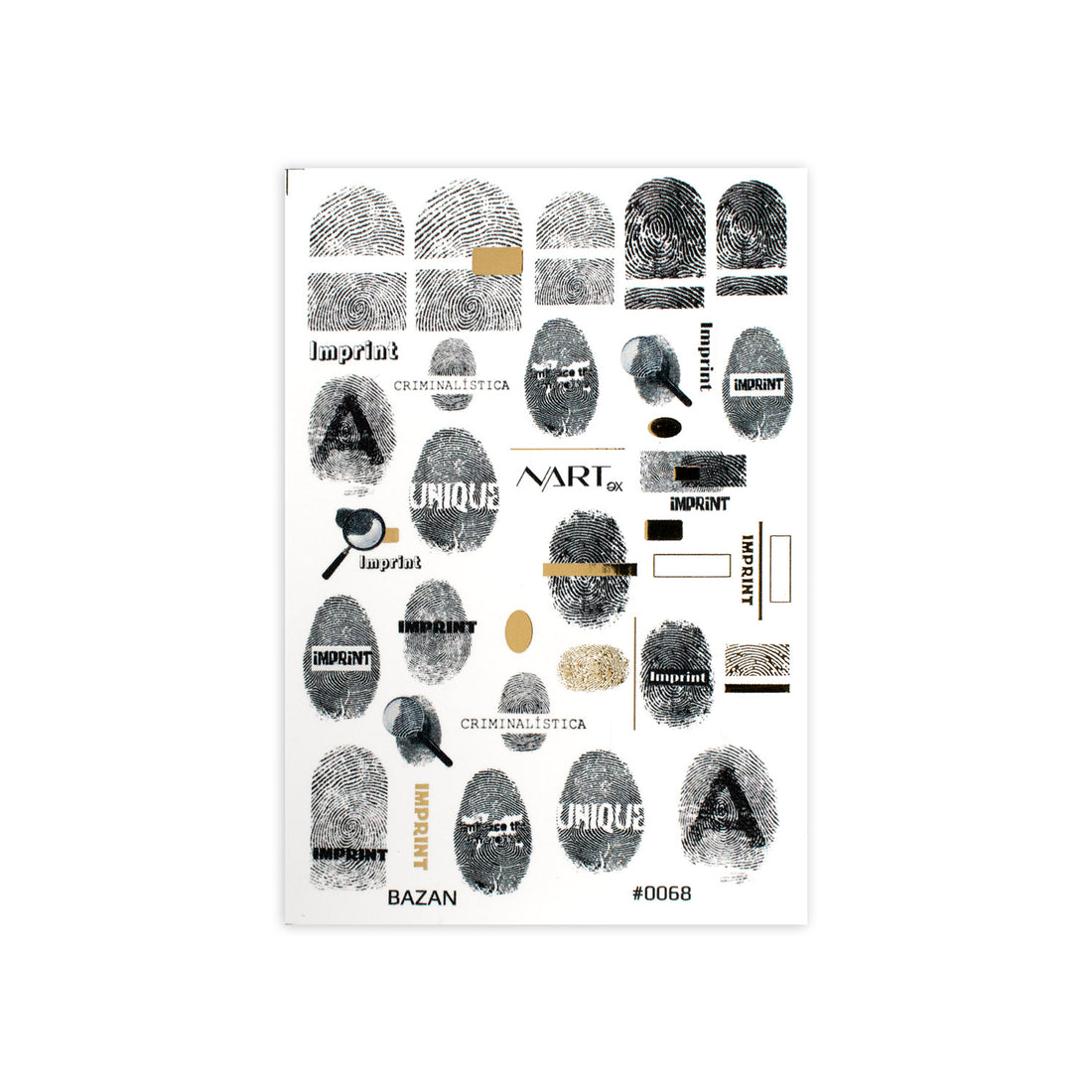 Sticker Nailart - STB0068 - Nail Art Kits &amp; Accessories - noliashop.com 1