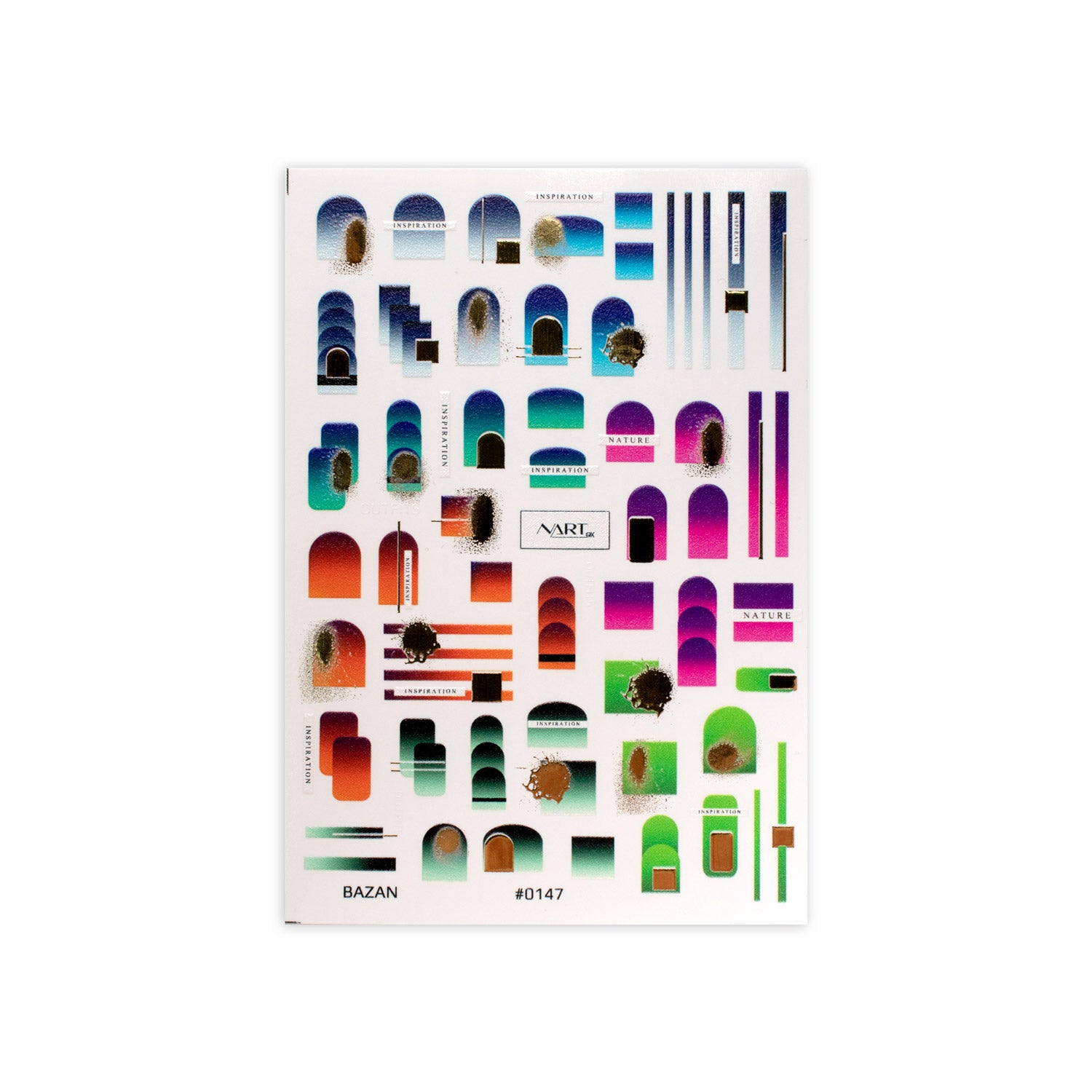 Sticker Nailart - STB0147 - Nail Art Kits &amp; Accessories - noliashop.com 1