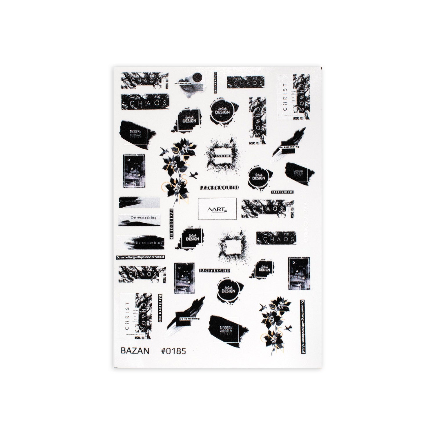 Sticker Nailart - STB0185 - Nail Art Kits &amp; Accessories - noliashop.com 1