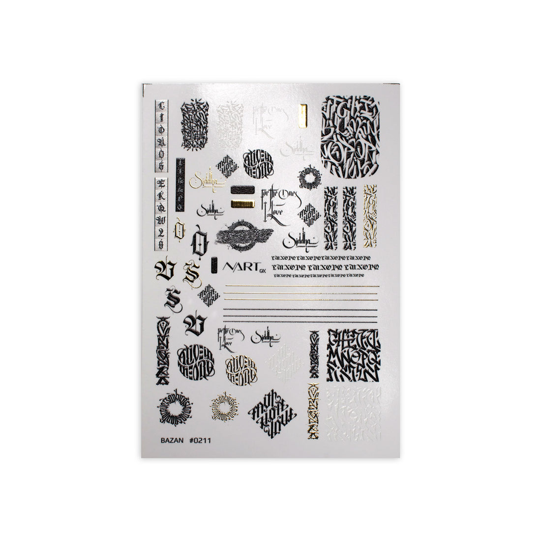 Sticker Nailart - STB0211 - Nail Art Kits &amp; Accessories - noliashop.com 1