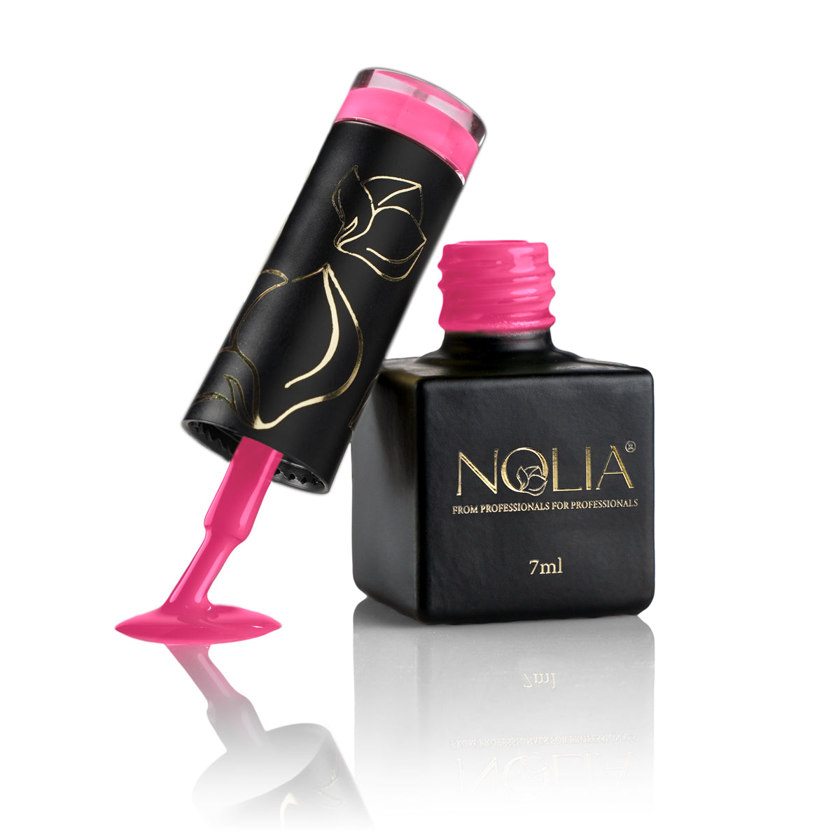 Gellack A123 - SHOCK PINK - Nail Polishes - noliashop.com 1