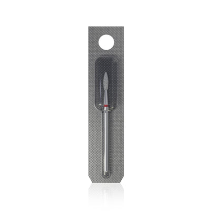Diamond Nail Drill Bit Flame Red