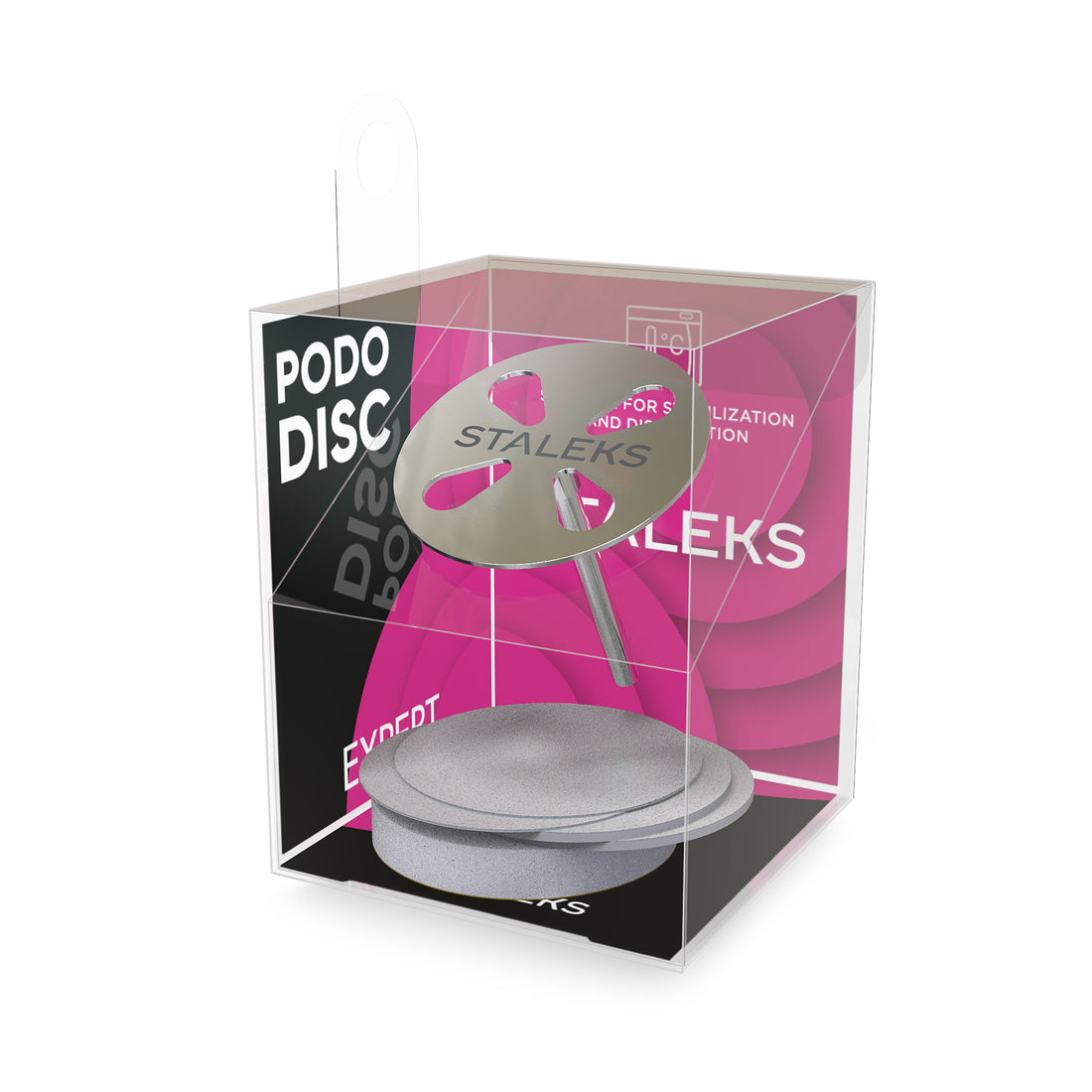 PODODISC L Expert Pedicure Disc + Disposable File Set, Grit 180 (25 mm)