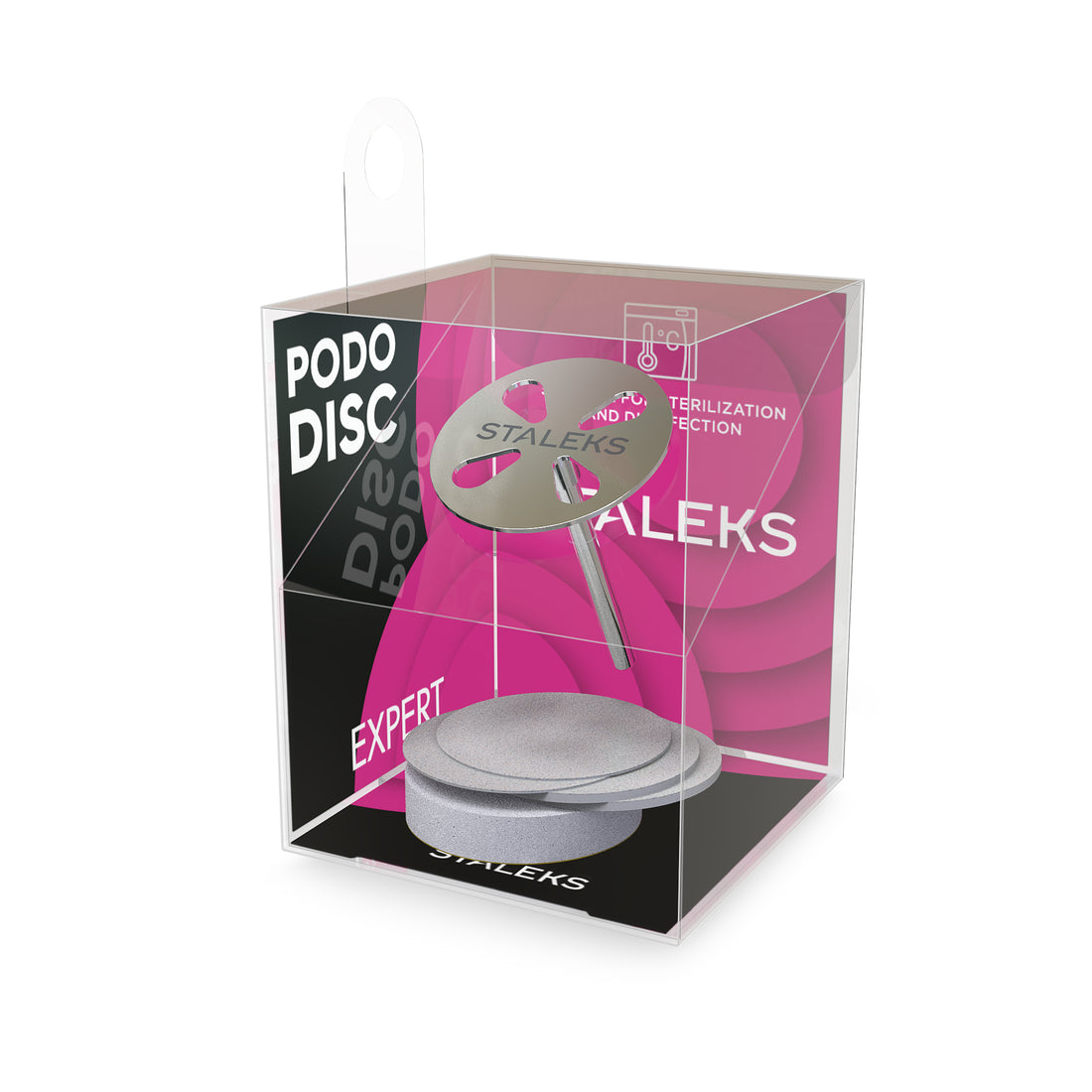 PODODISC M Expert Pedicure Disc + Disposable File Set, Grit 180 (20 mm)