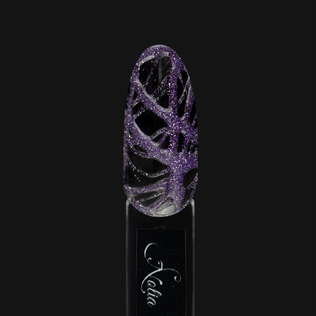 Flashy Elastic Color Gel FE06- Purple - Nail Art Kits &amp; Accessories - noliashop.com 2
